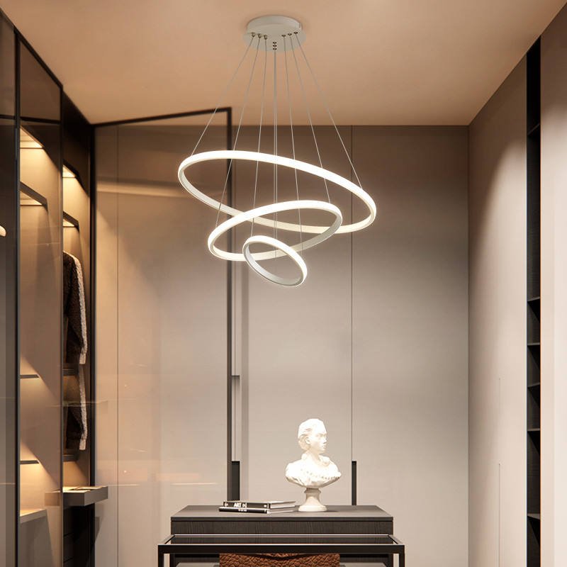 Loora Triple Circle Pendant Light