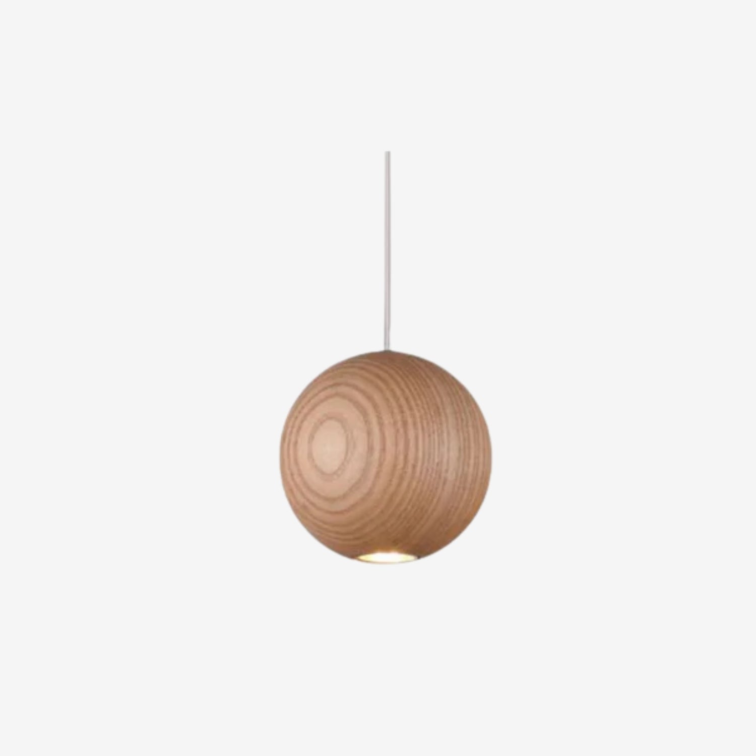 Ocha Round Wooden Pendant Light