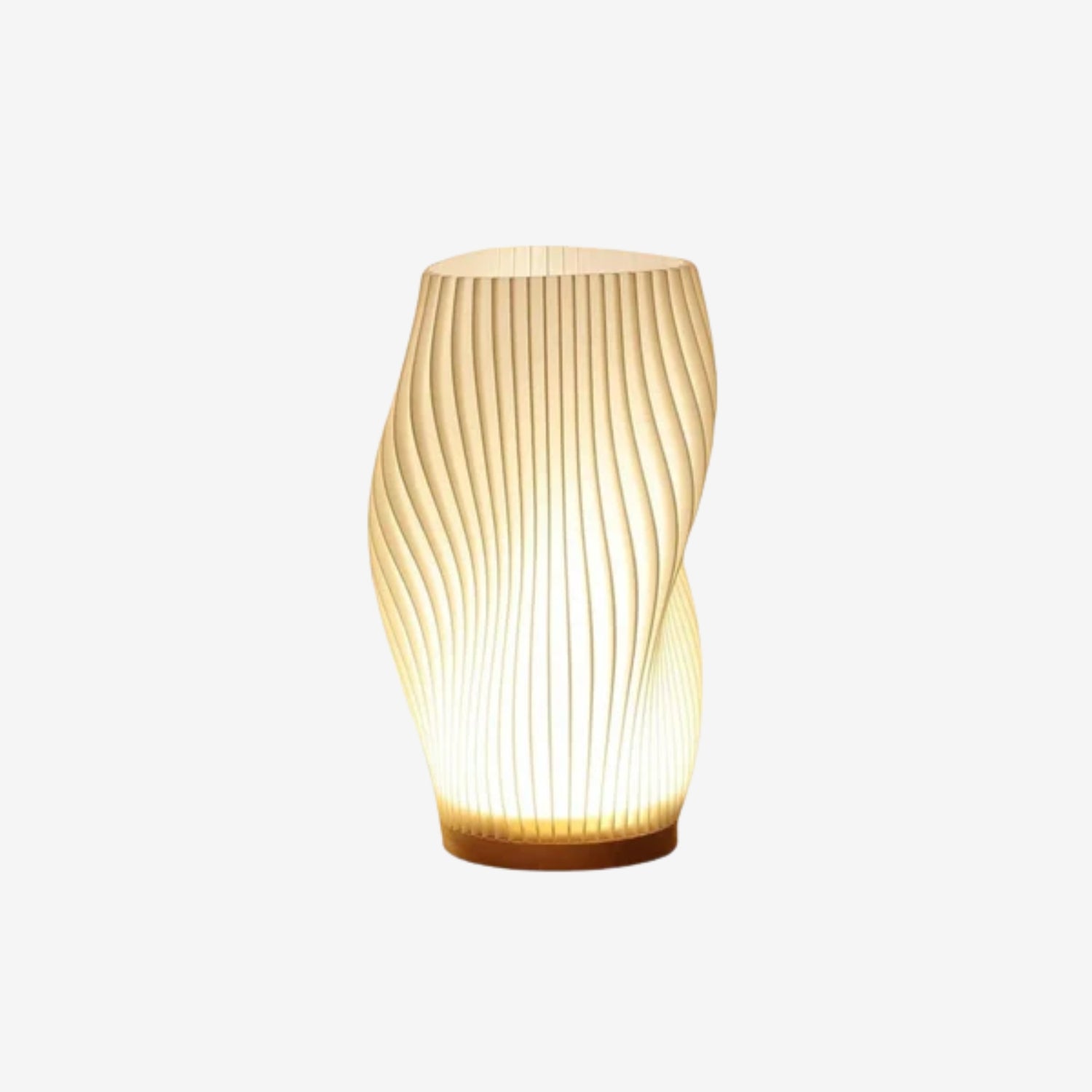 Ribbed Wave Table Lamp