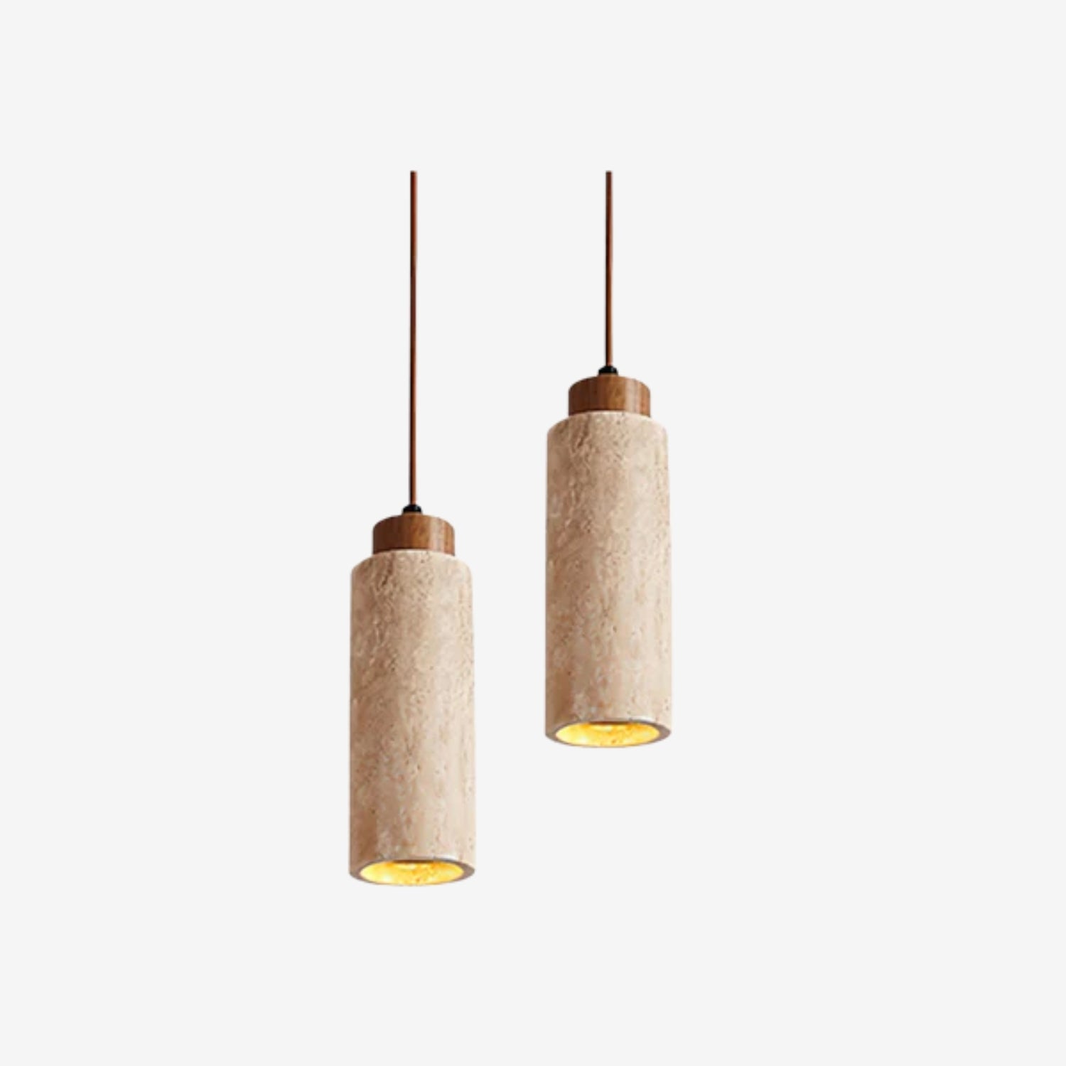 Lumeva Travertine Pendant Light