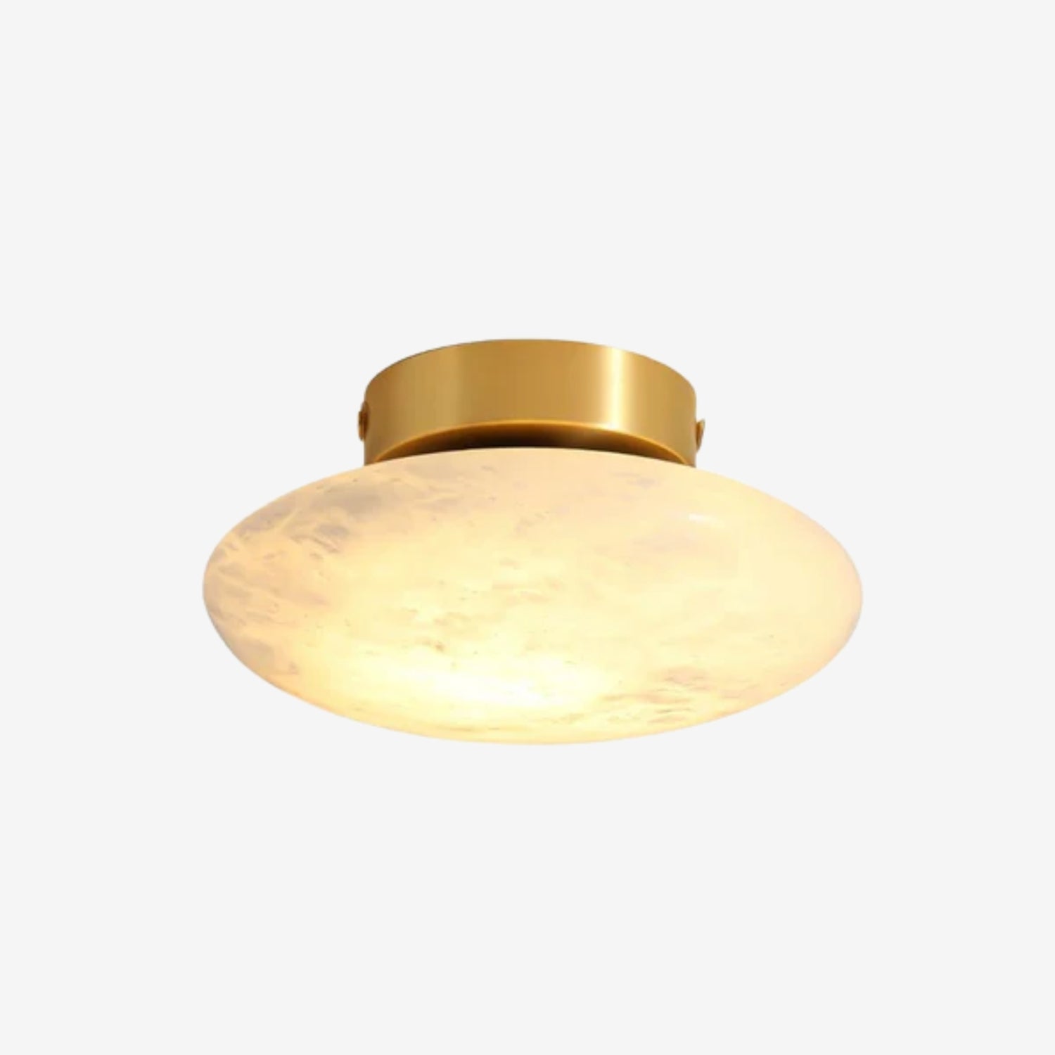 Ozecan Round Alabaster Ceiling Light