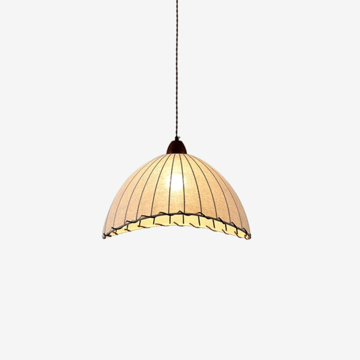 Bane Ribbed Pendant Light