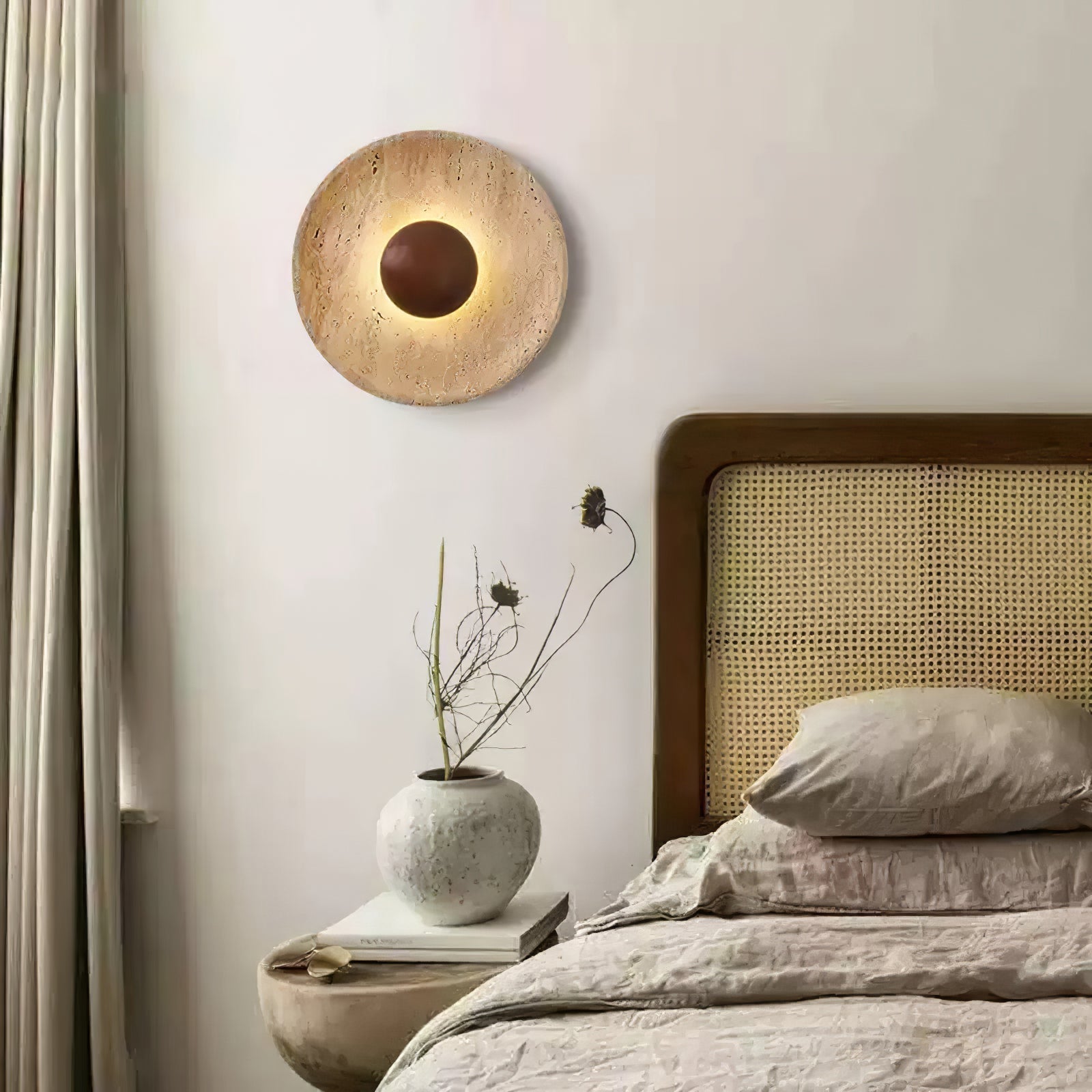 Zoréla Travertine Wall Light