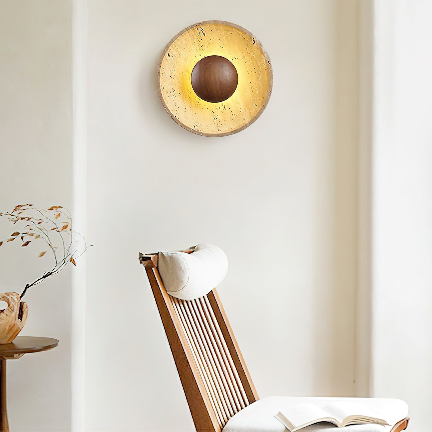 Zoréla Travertine Wall Light