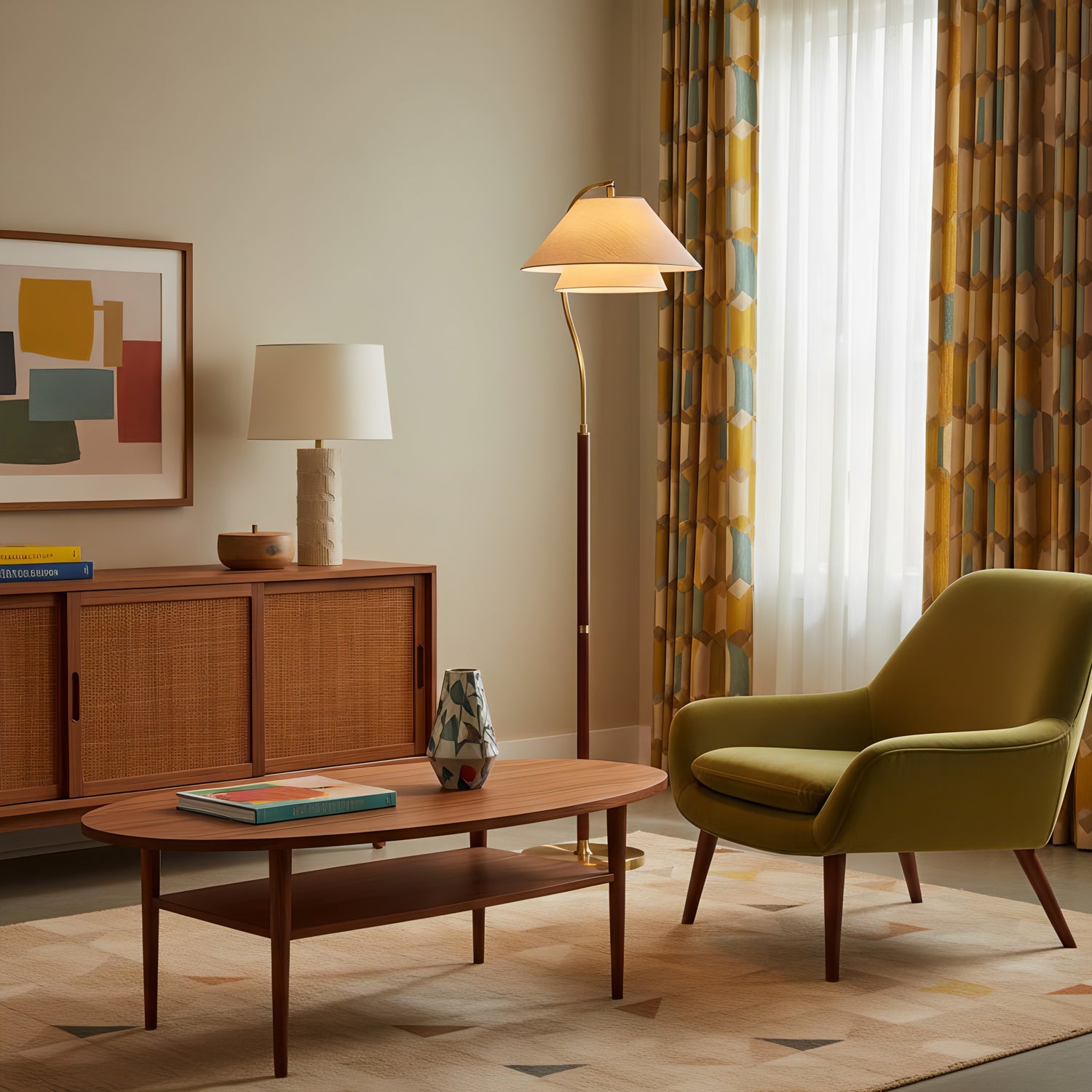 Alvinor Sculptural Floor Lamp