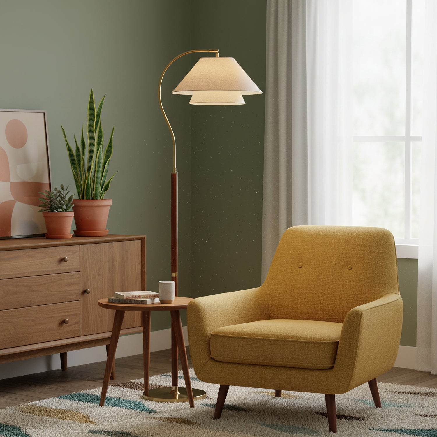 Alvinor Sculptural Floor Lamp