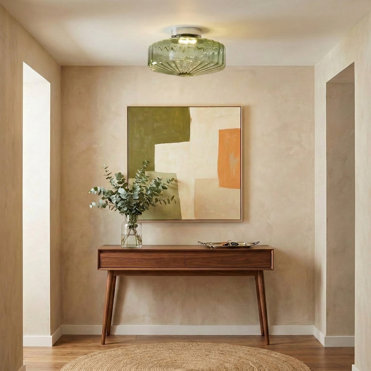 Banello Ribbed Ceiling Light