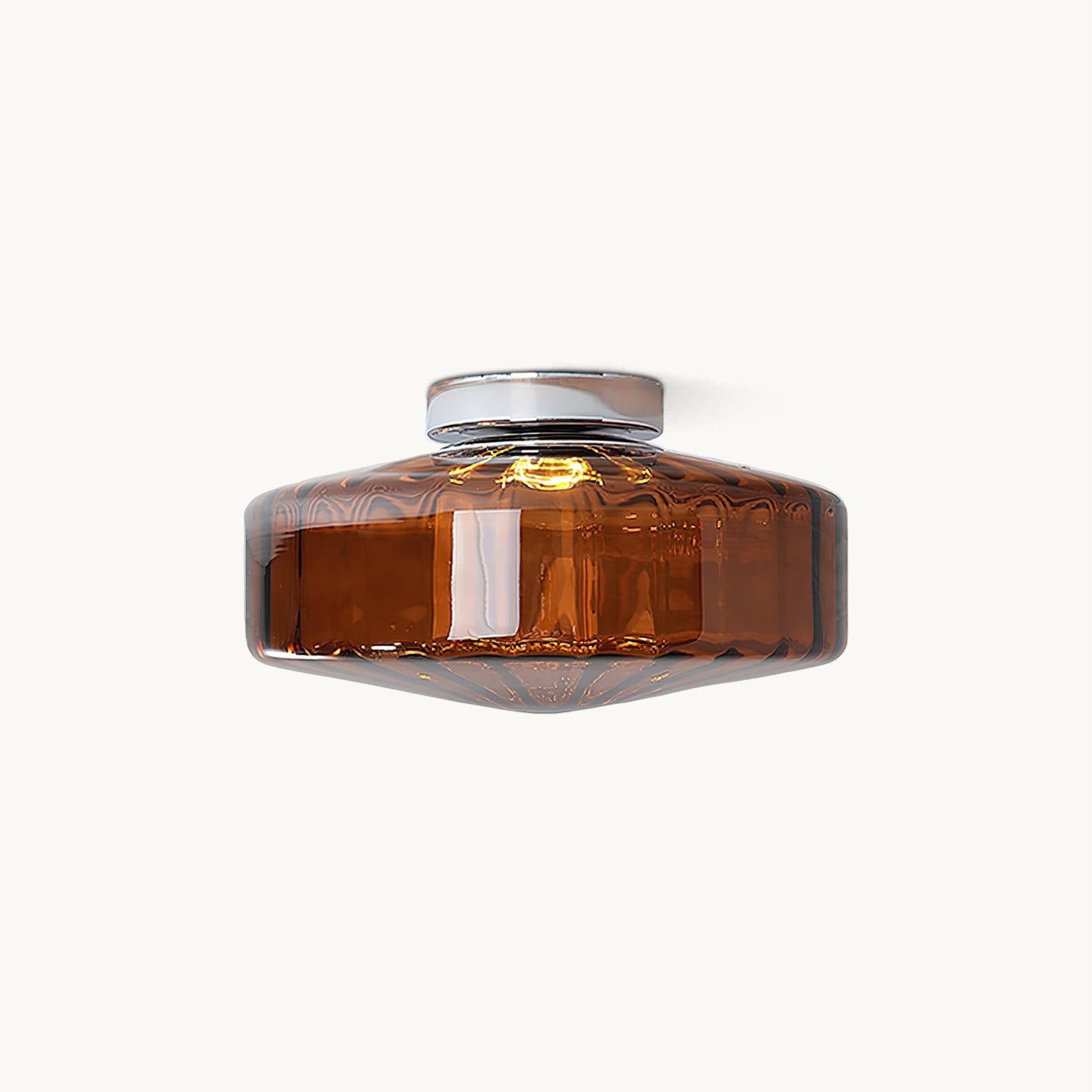 Banello Ribbed Ceiling Light