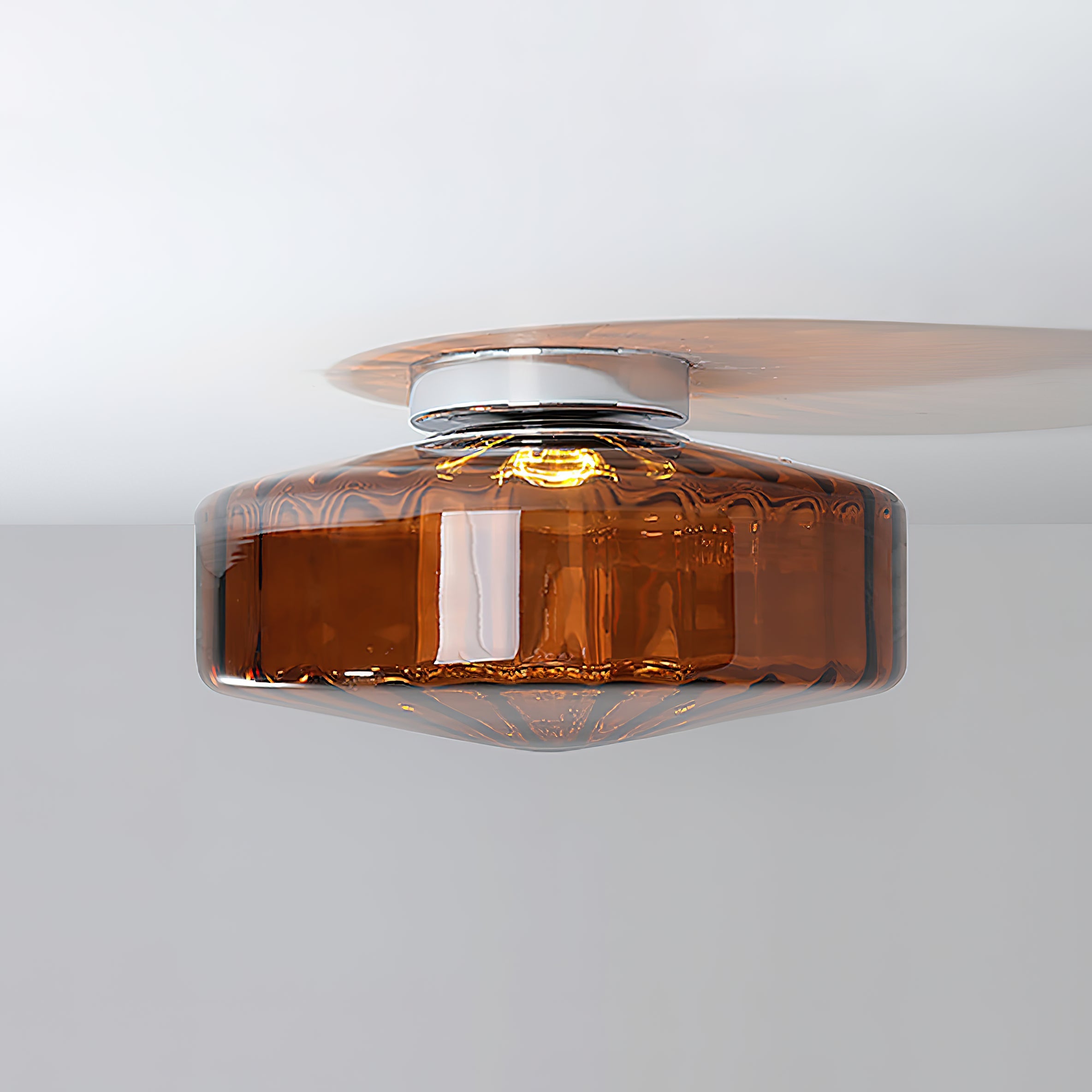 Banello Ribbed Ceiling Light