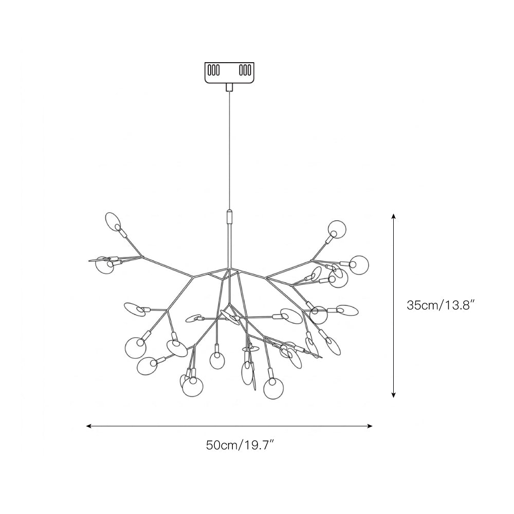 Alrosona Sculptural Chandelier