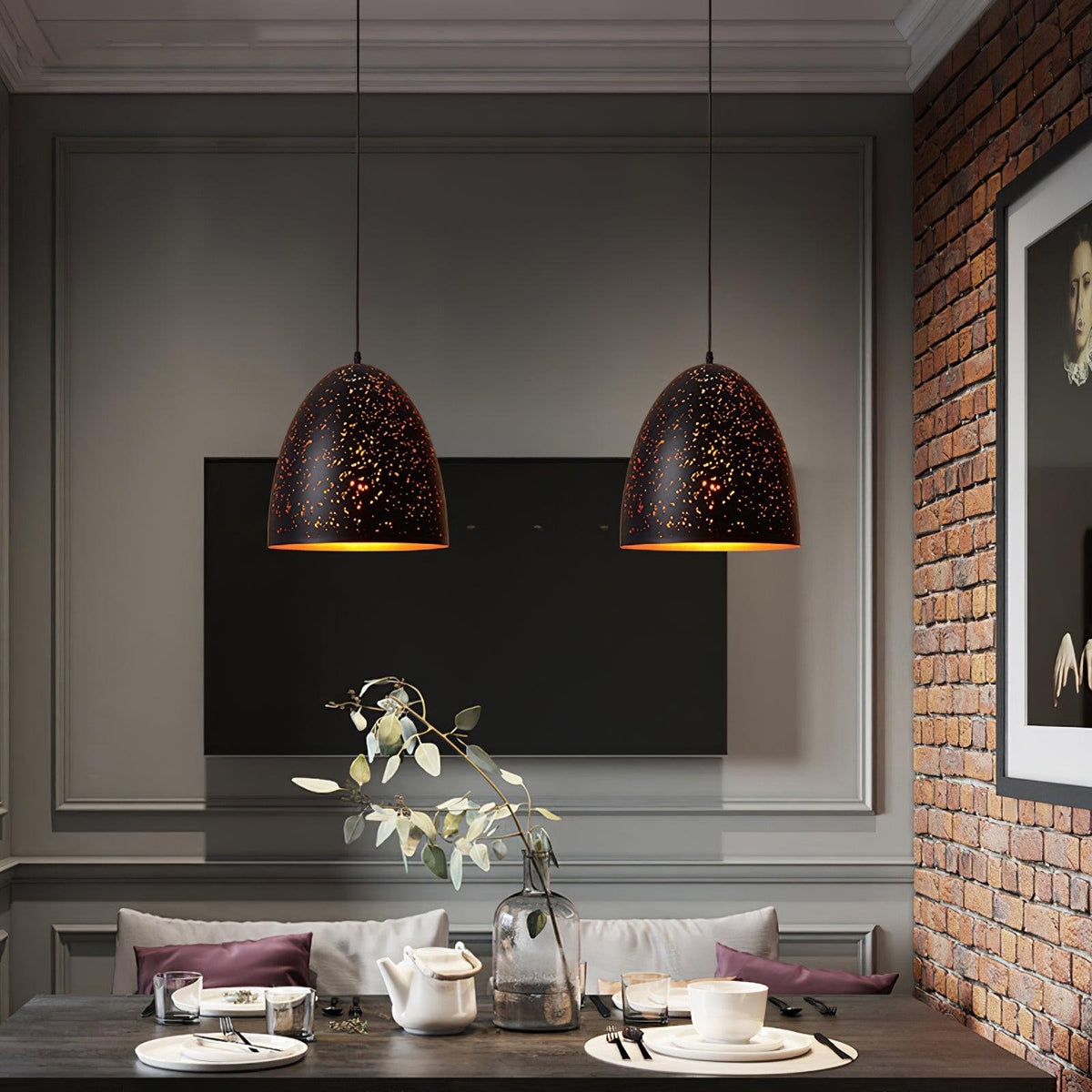 Hollow Industrial Pendant Lamp – detail 36