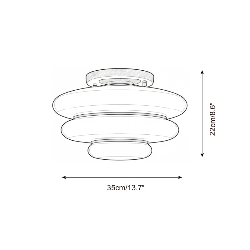 Zelyva Layered Ceiling Light