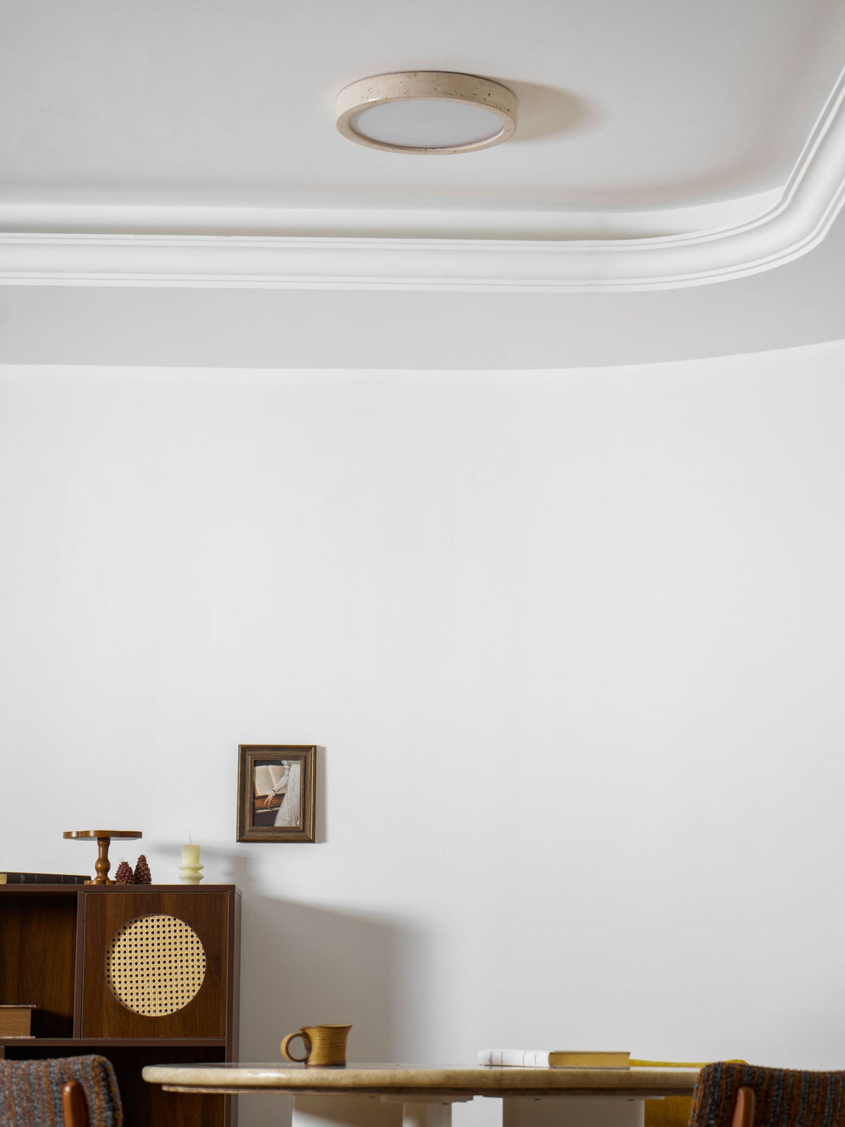 Horizon Travertine Ceiling Light – detail 13
