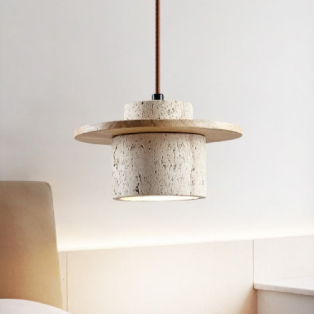 Corsan Travertine Pendant Light