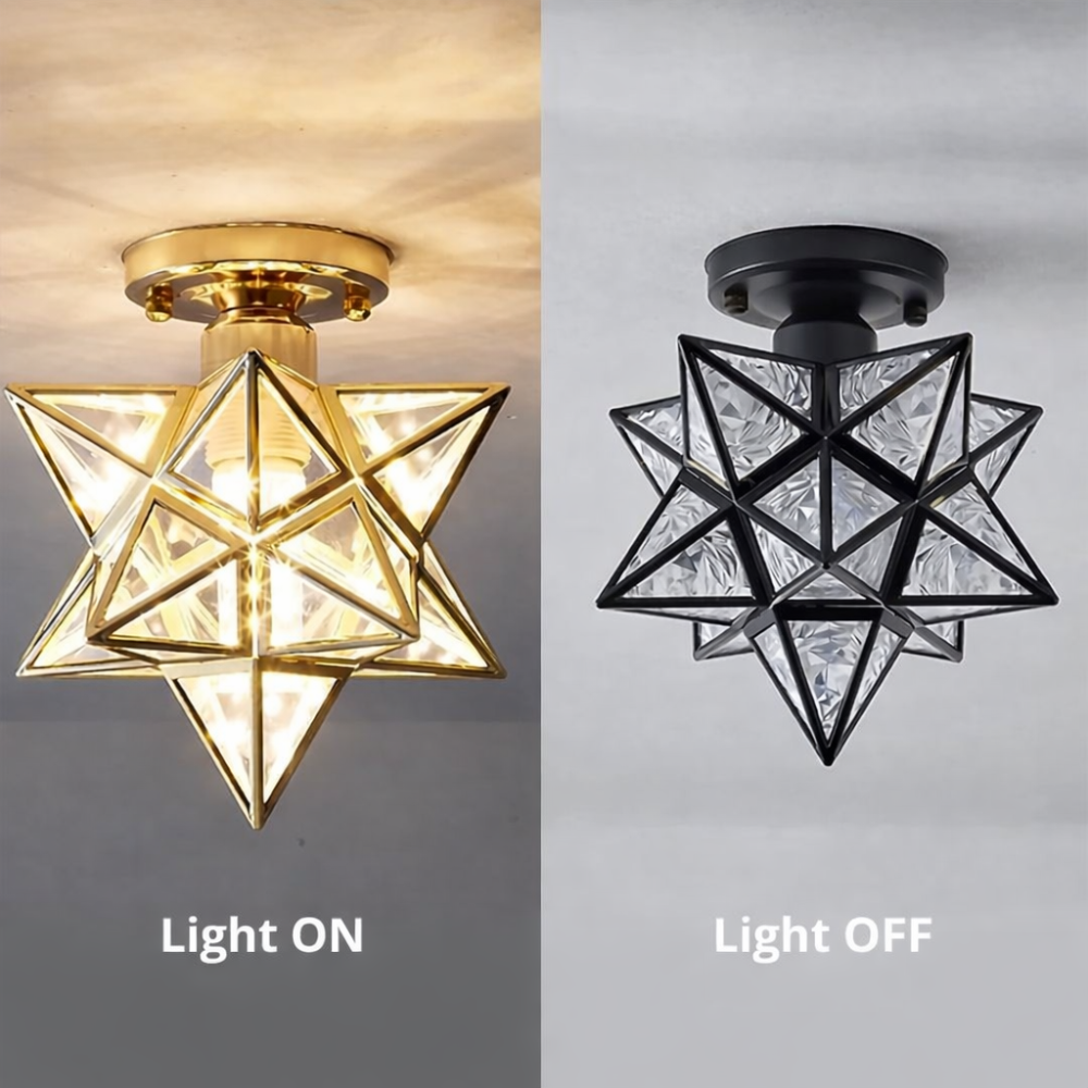 Star Shaped Ceiling Light