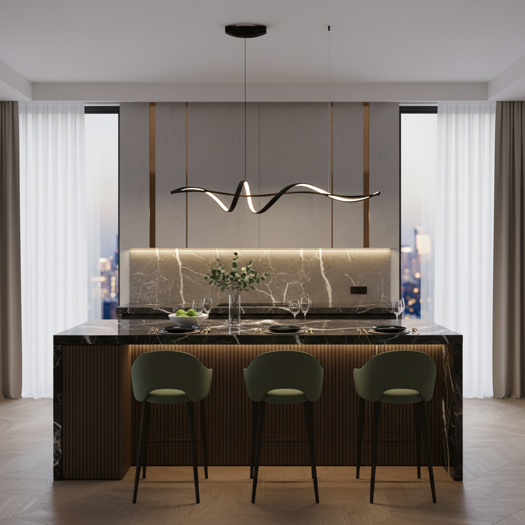 Inari Line Chandelier – detail 9