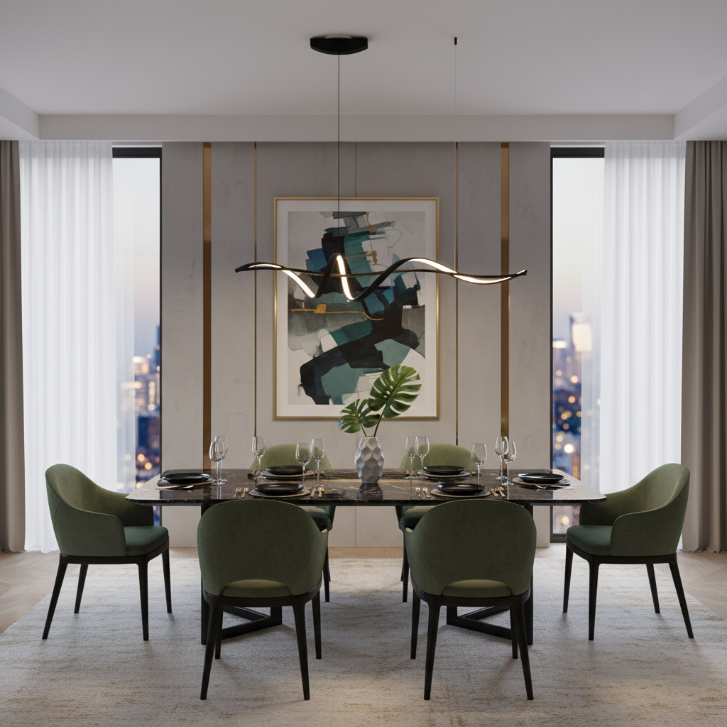 Inari Line Chandelier – detail 10