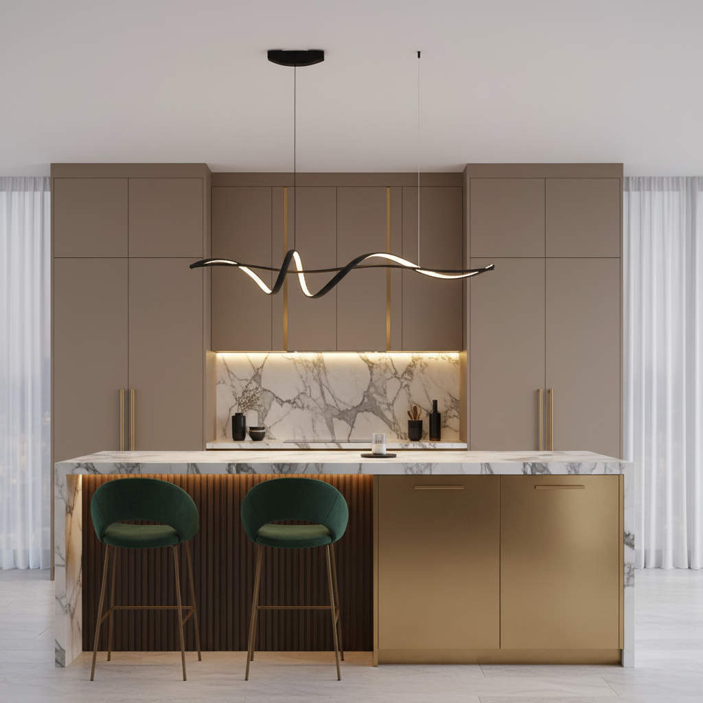 Inari Line Chandelier – detail 12