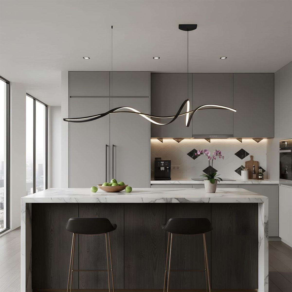 Inari Line Chandelier – detail 7