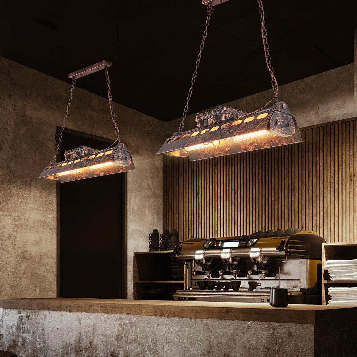 Industrial Steampunk Chandelier – detail 22