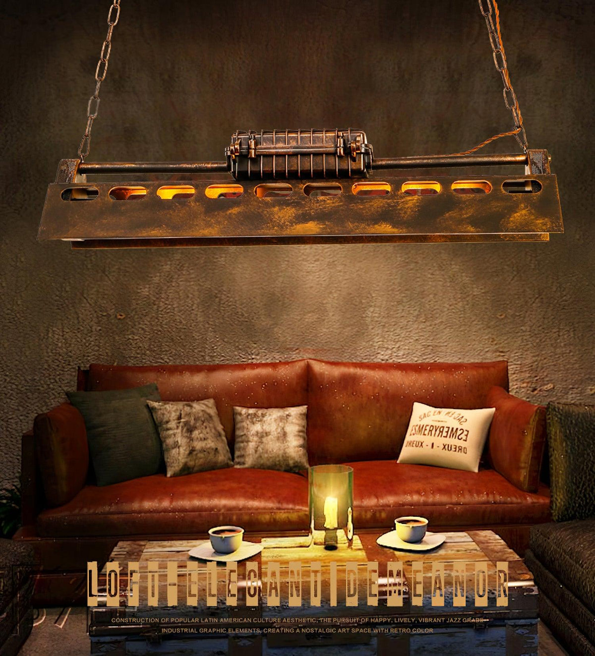 Industrial Steampunk Chandelier – detail 32