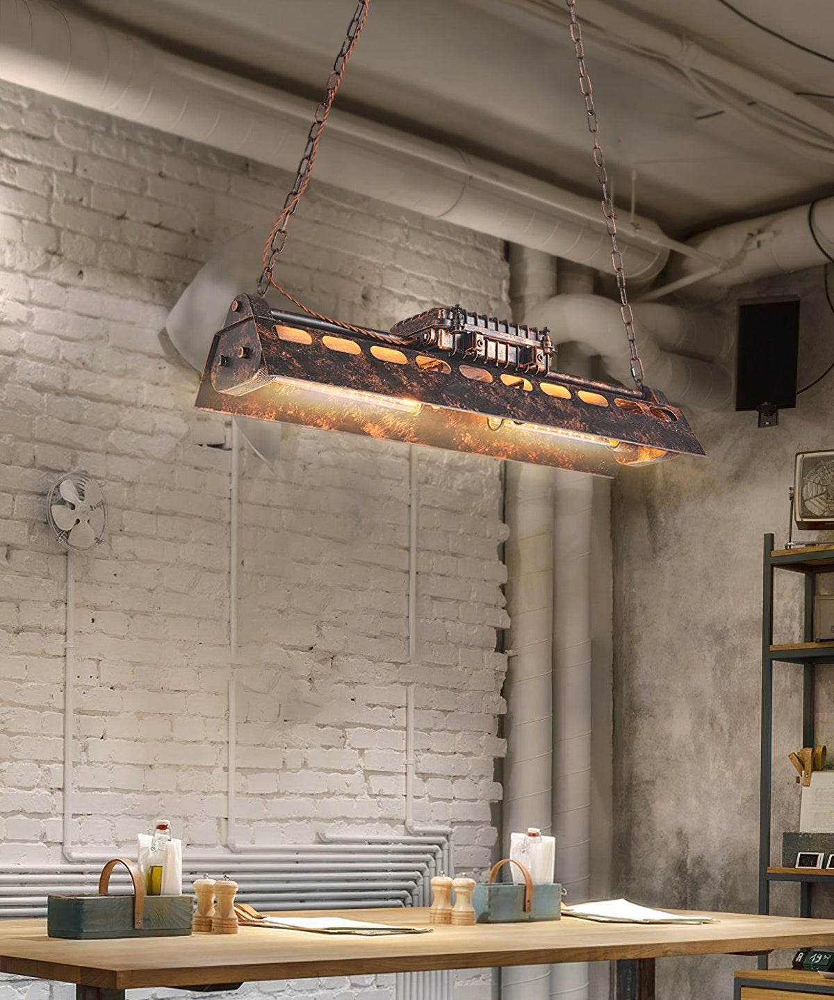 Industrial Steampunk Chandelier – detail 35