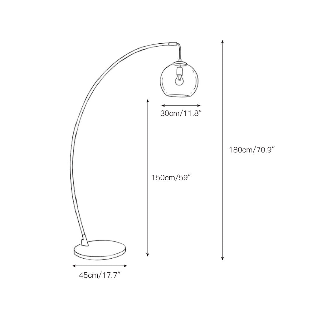 Oseltra Arc Floor Lamp