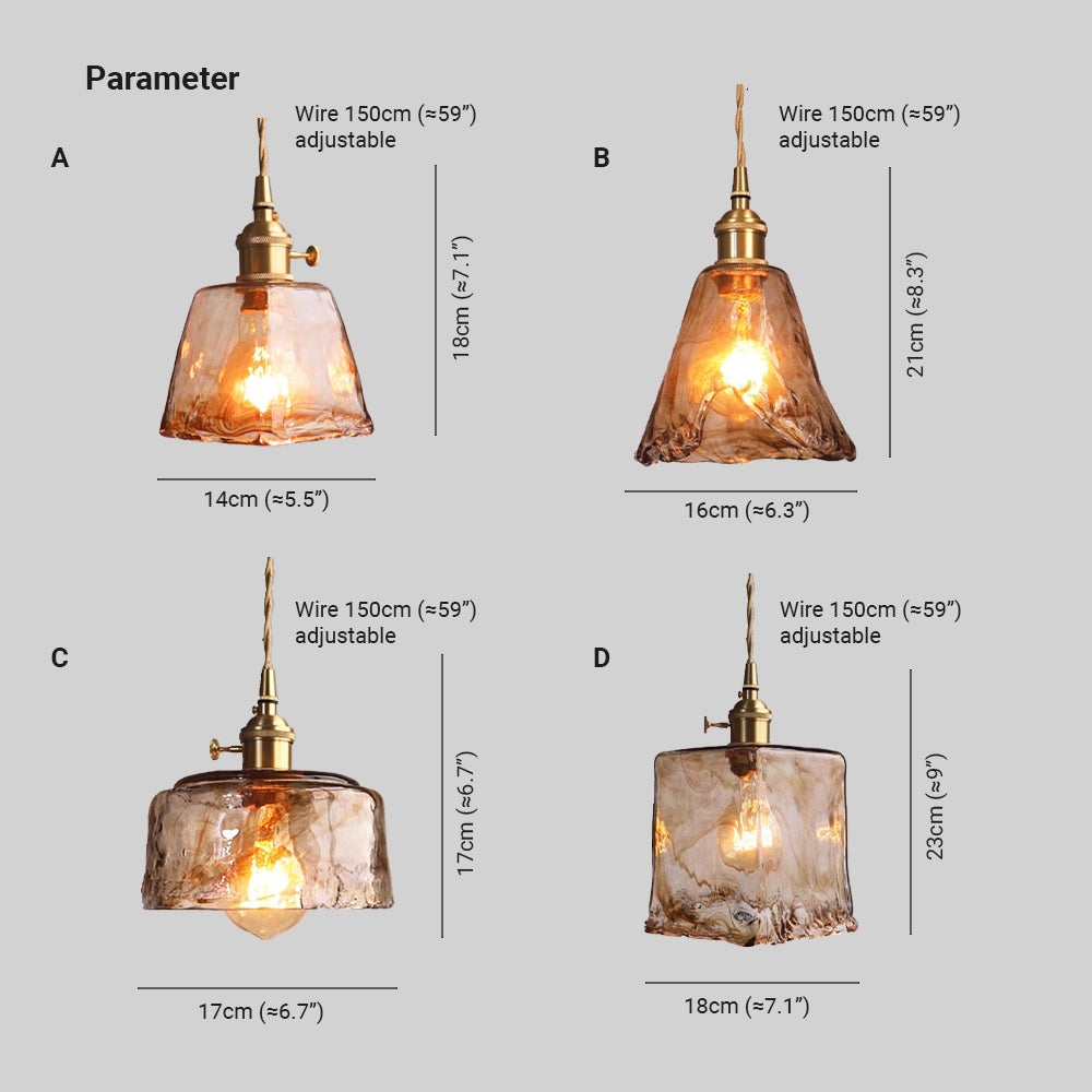 Belarlio Vintage Pendant Light