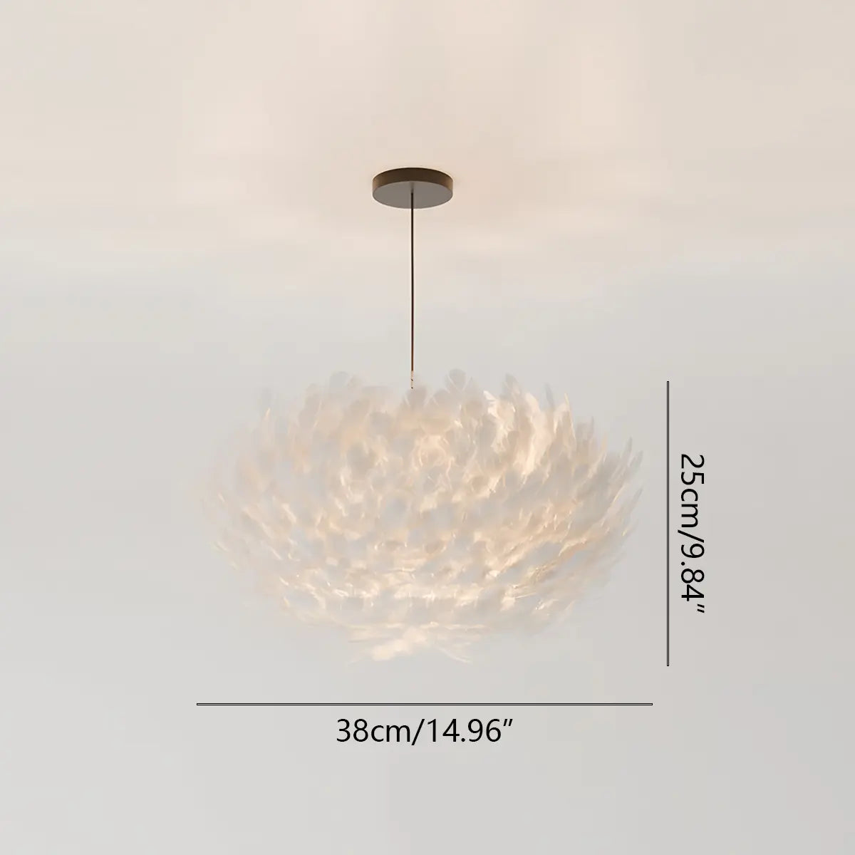 Zelivor Feather Pendant Light