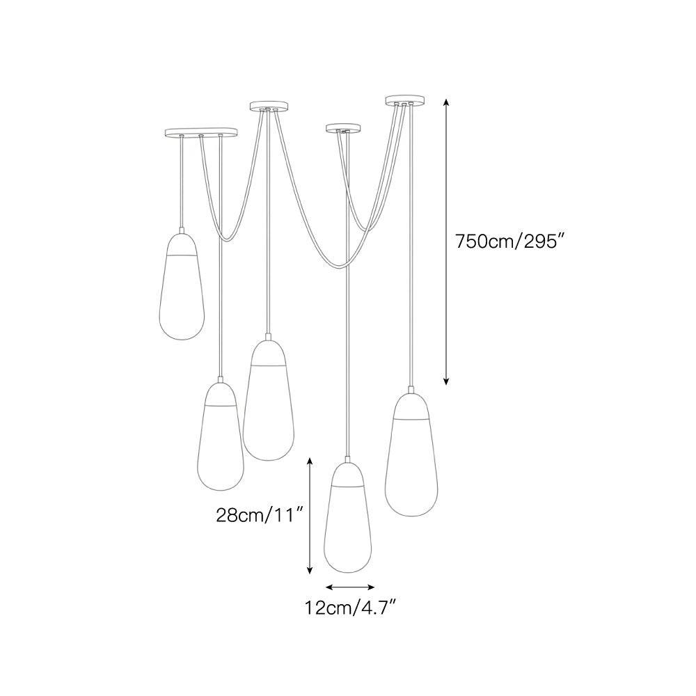Olena Cluster Pendant Light