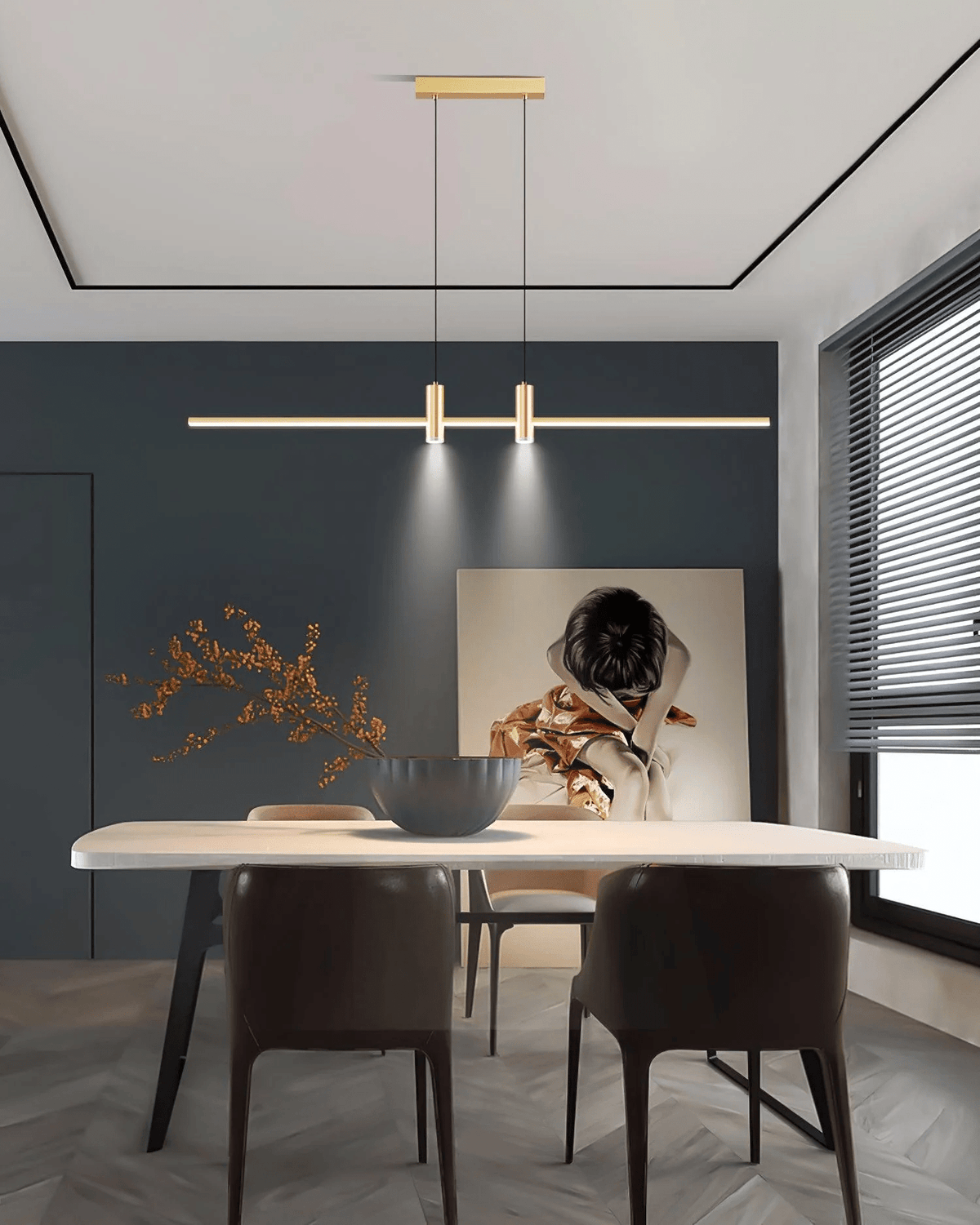 Xetavelo Linear Pendant Light