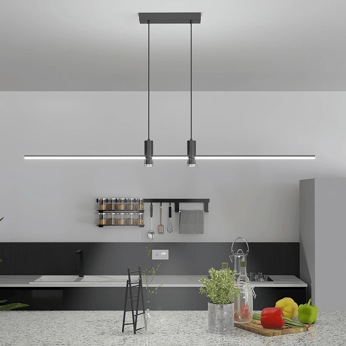 Xetavelo Linear Pendant Light