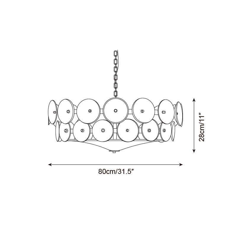 Arrizia Round Chandelier