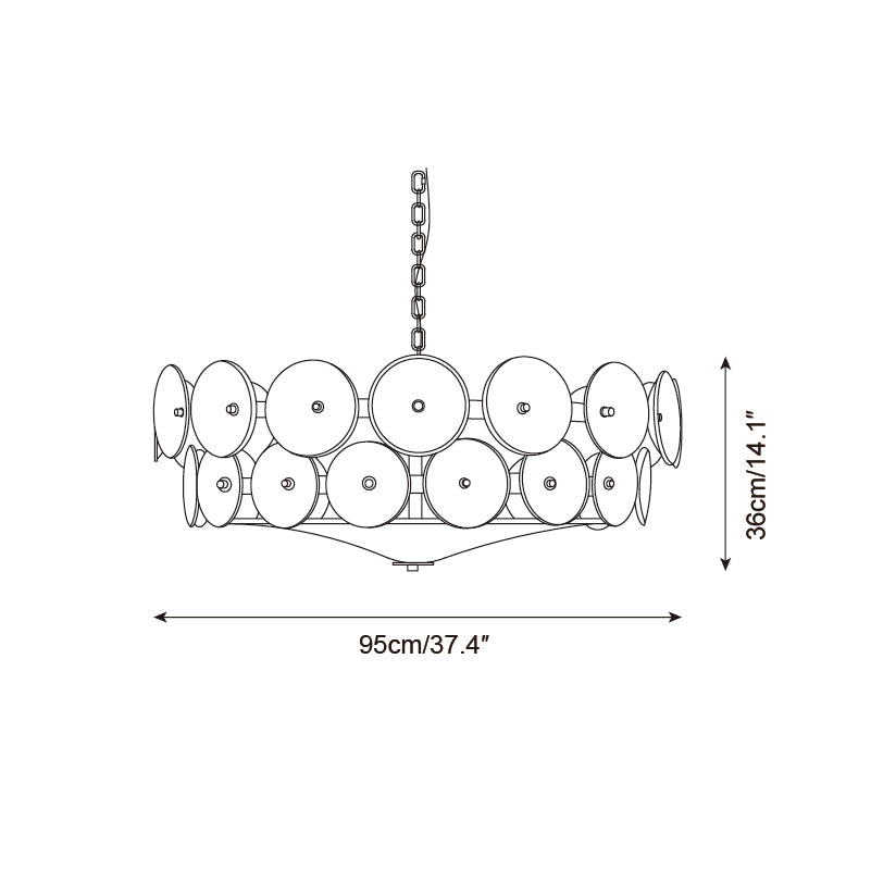 Arrizia Round Chandelier