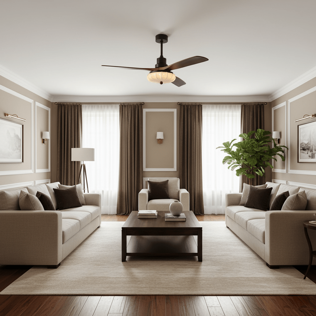 Allinyo Lotus Ceiling Fan Light