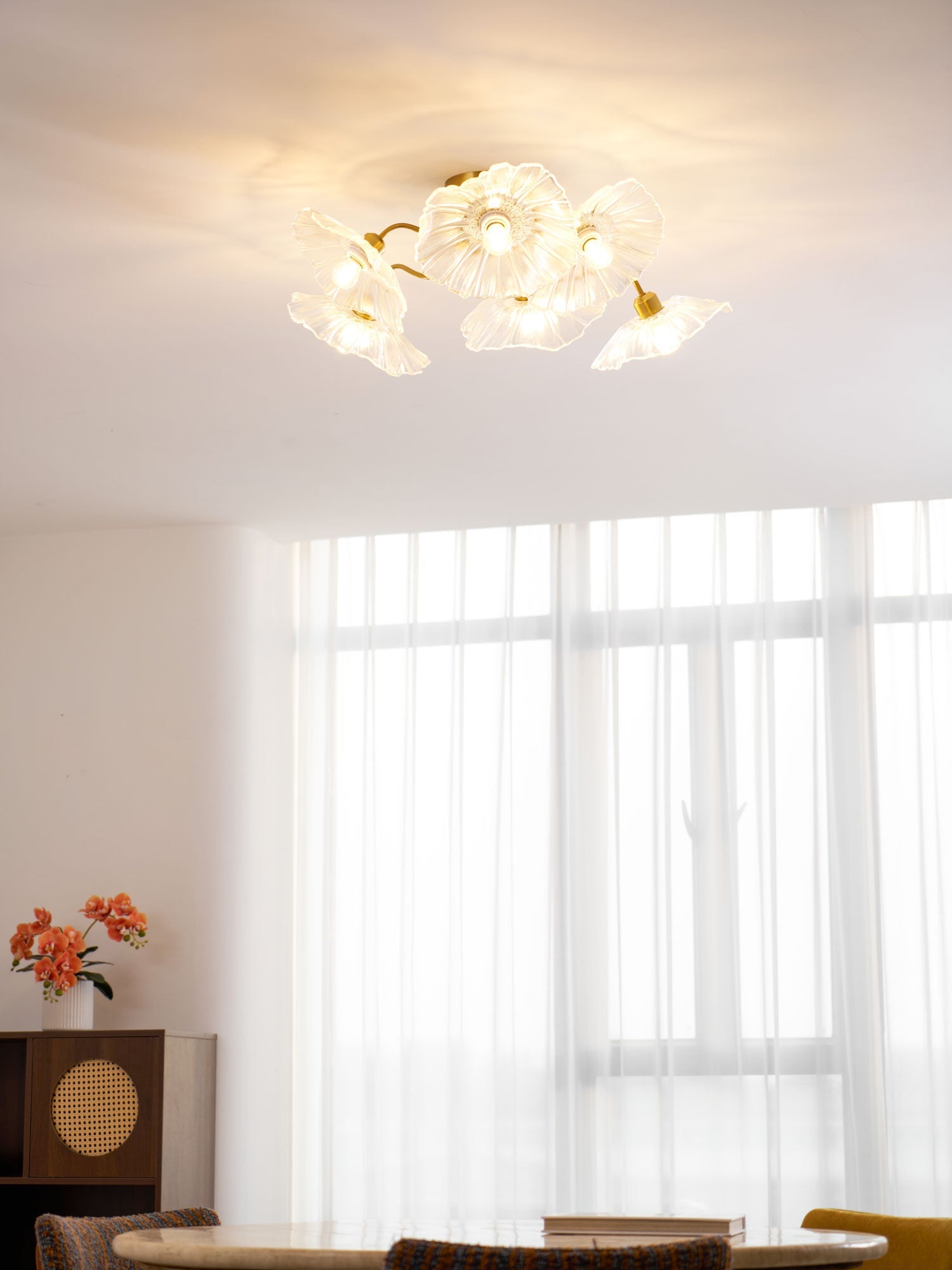Leirova Lotus Leaf Ceiling Light