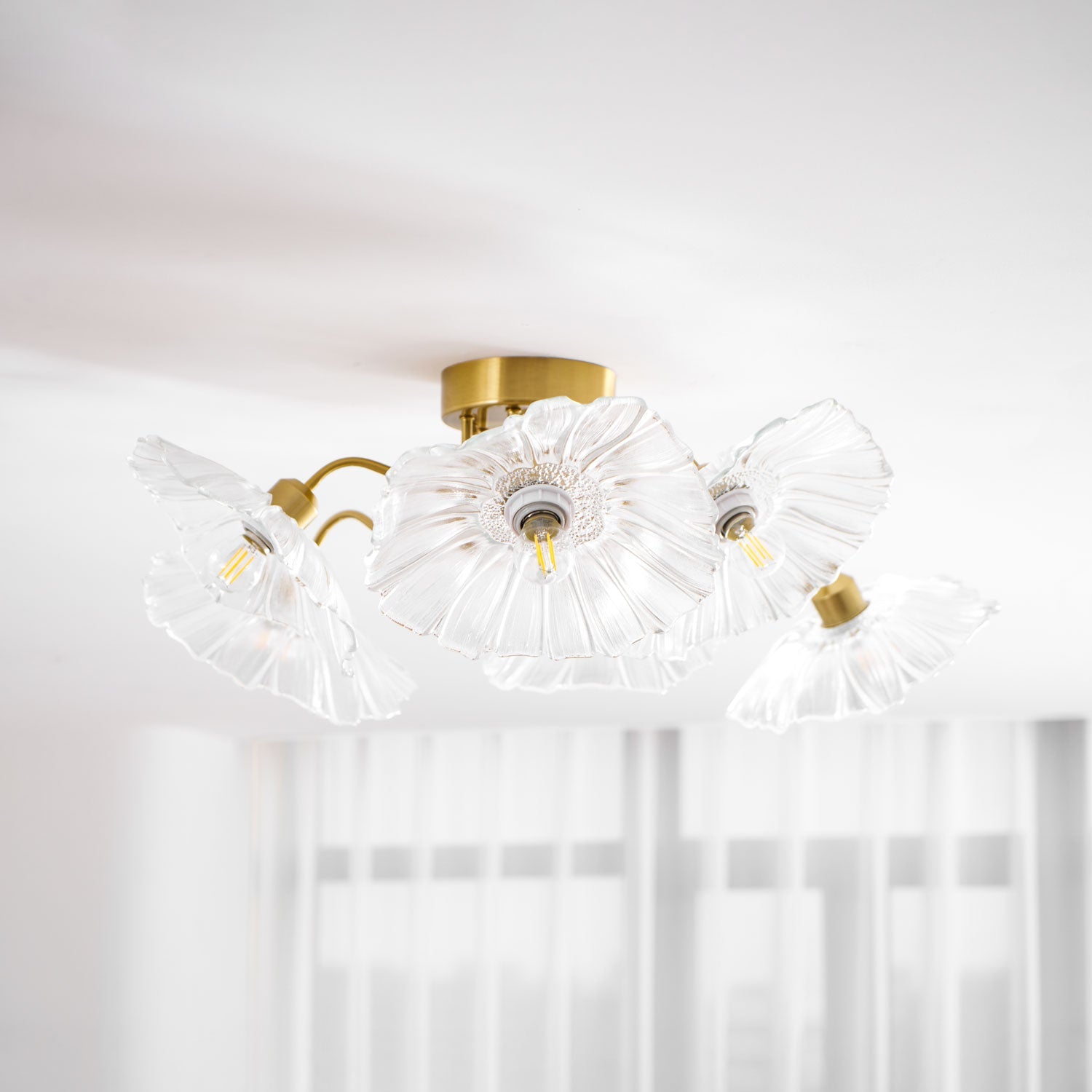 Leirova Lotus Leaf Ceiling Light