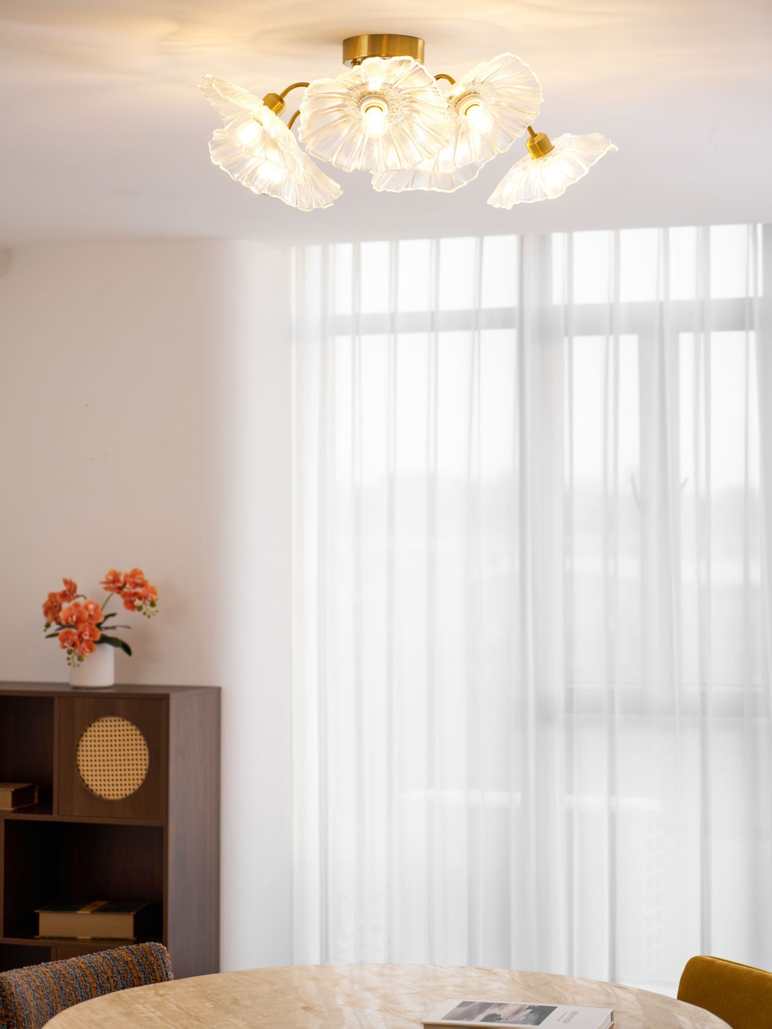 Leirova Lotus Leaf Ceiling Light