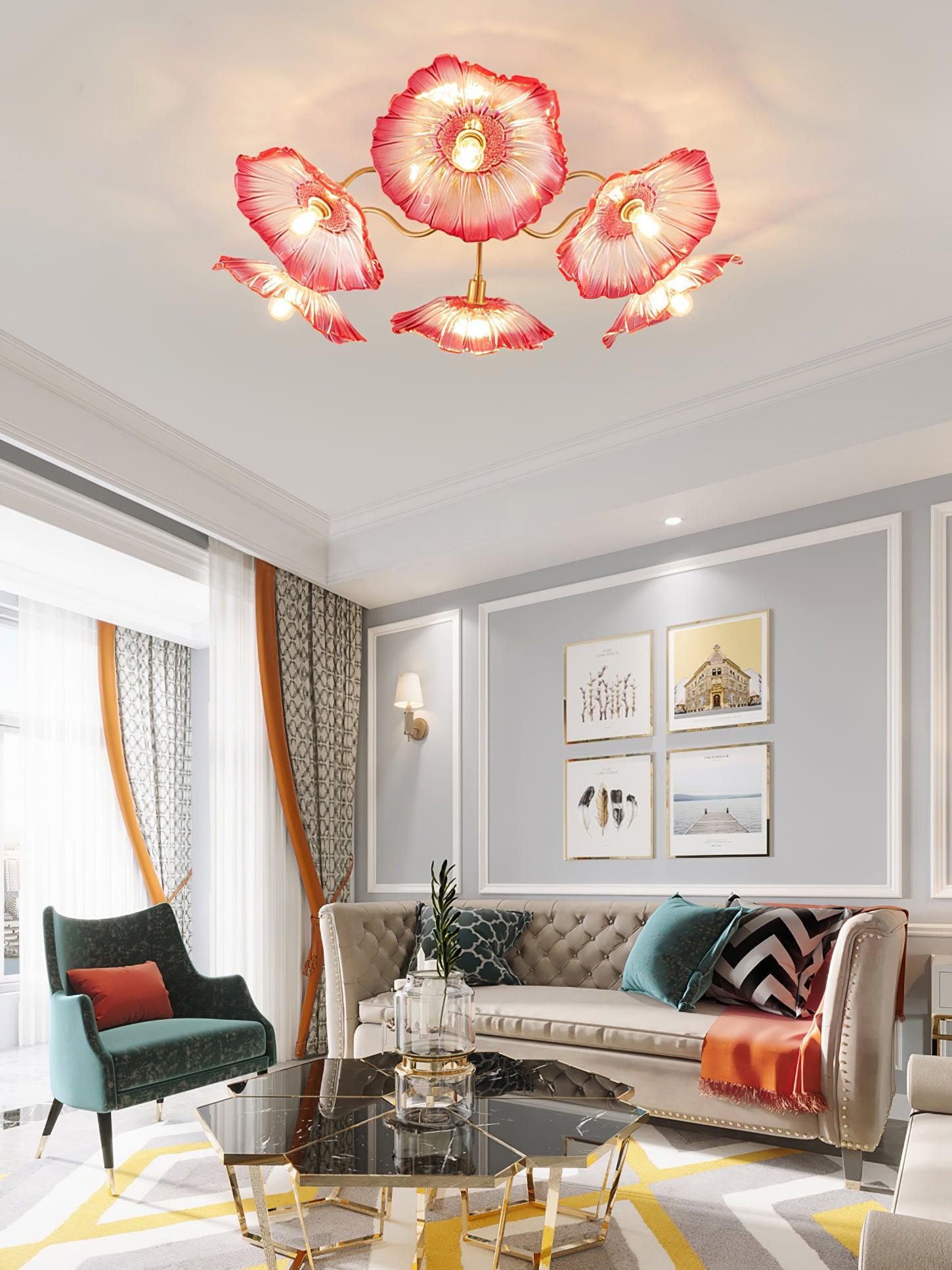 Leirova Lotus Leaf Ceiling Light