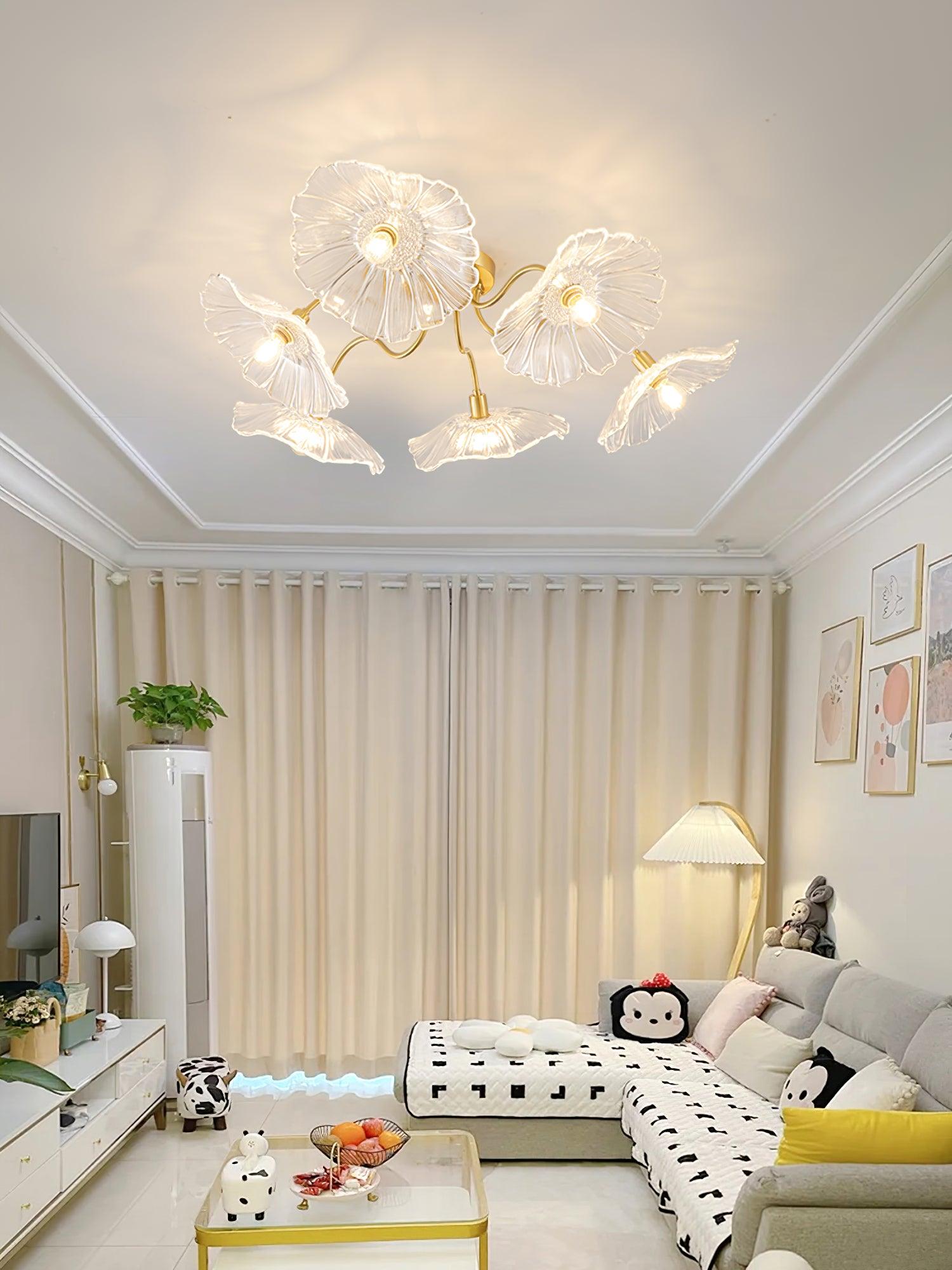 Leirova Lotus Leaf Ceiling Light