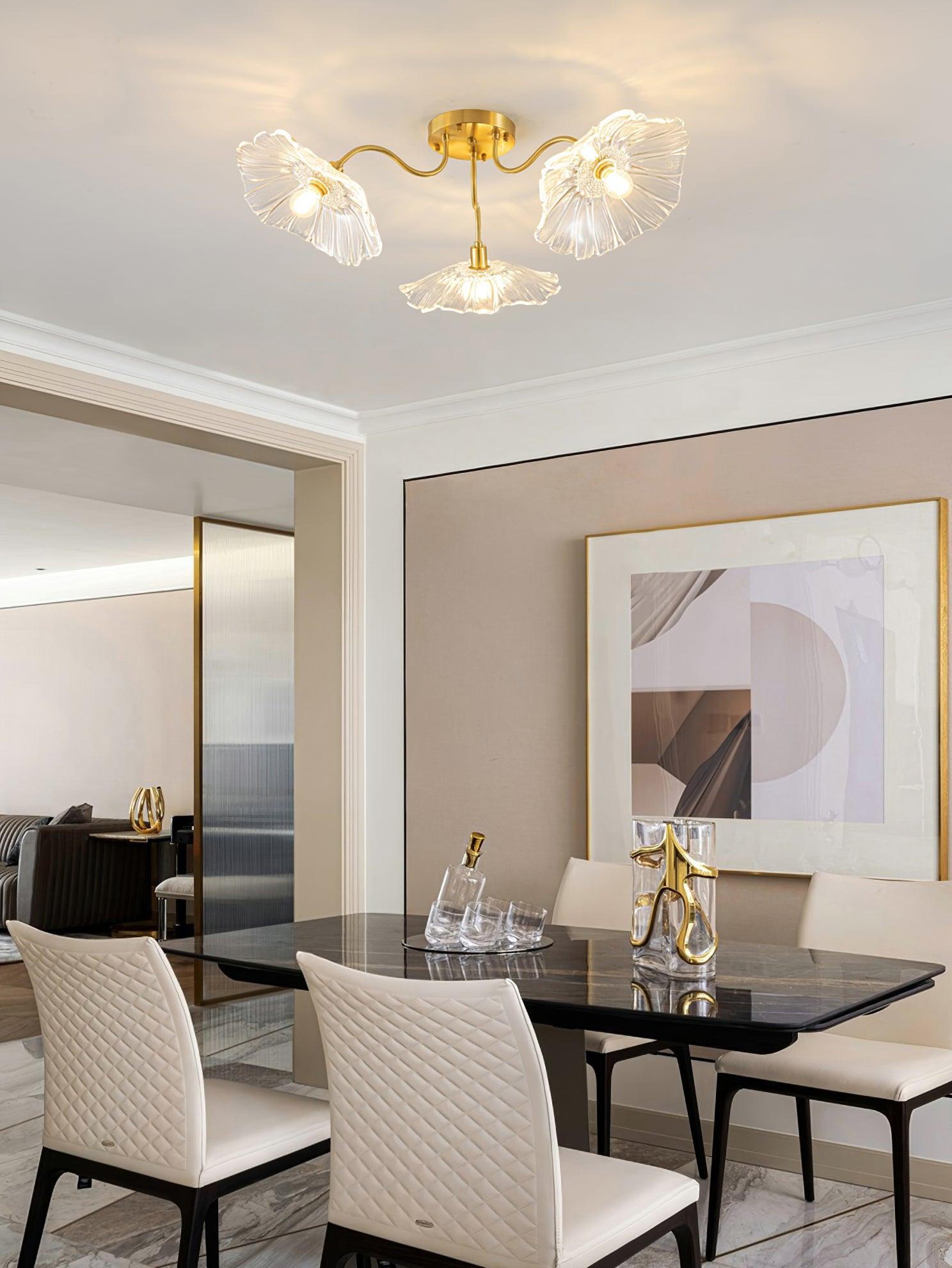 Leirova Lotus Leaf Ceiling Light