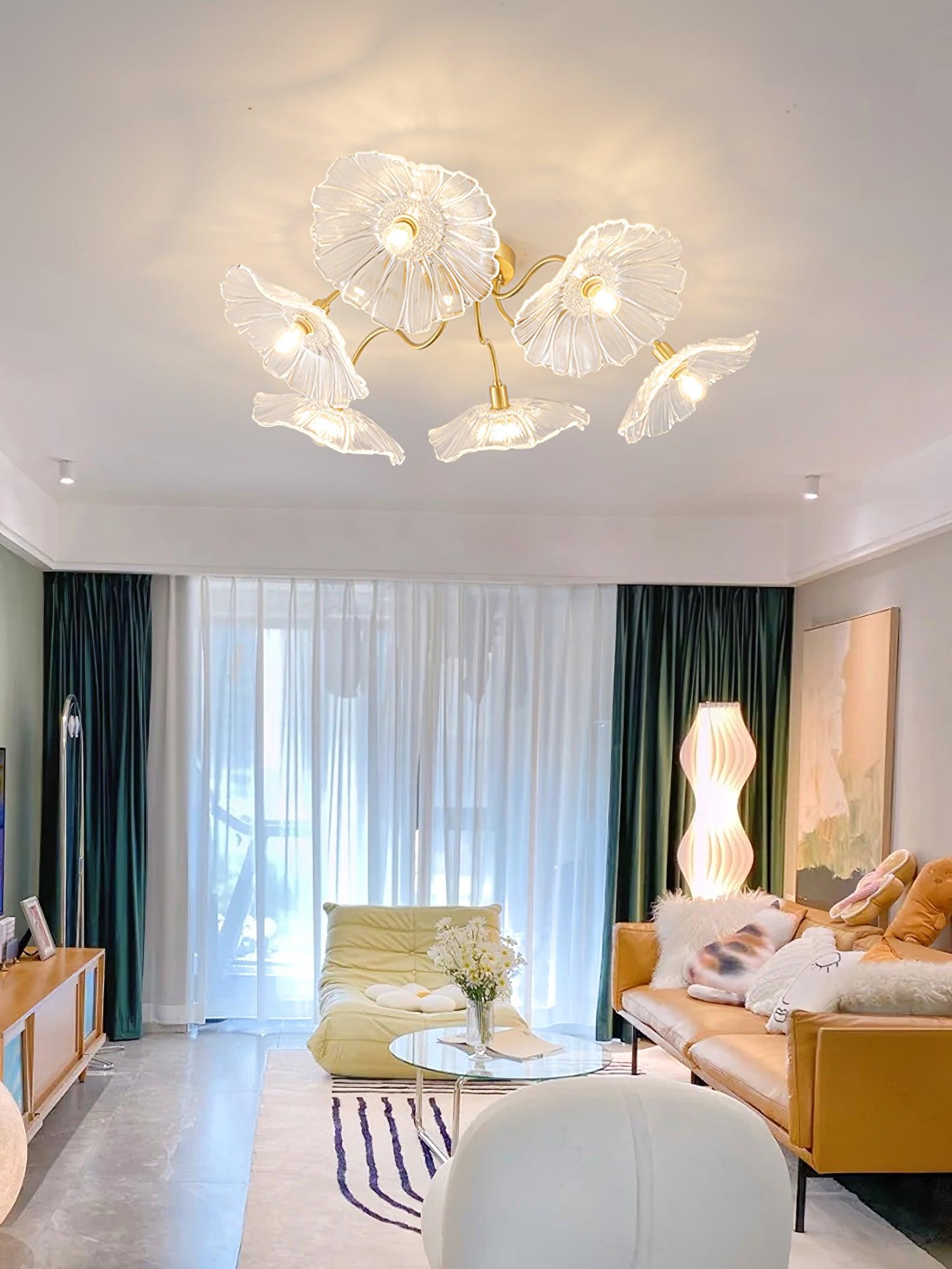 Leirova Lotus Leaf Ceiling Light
