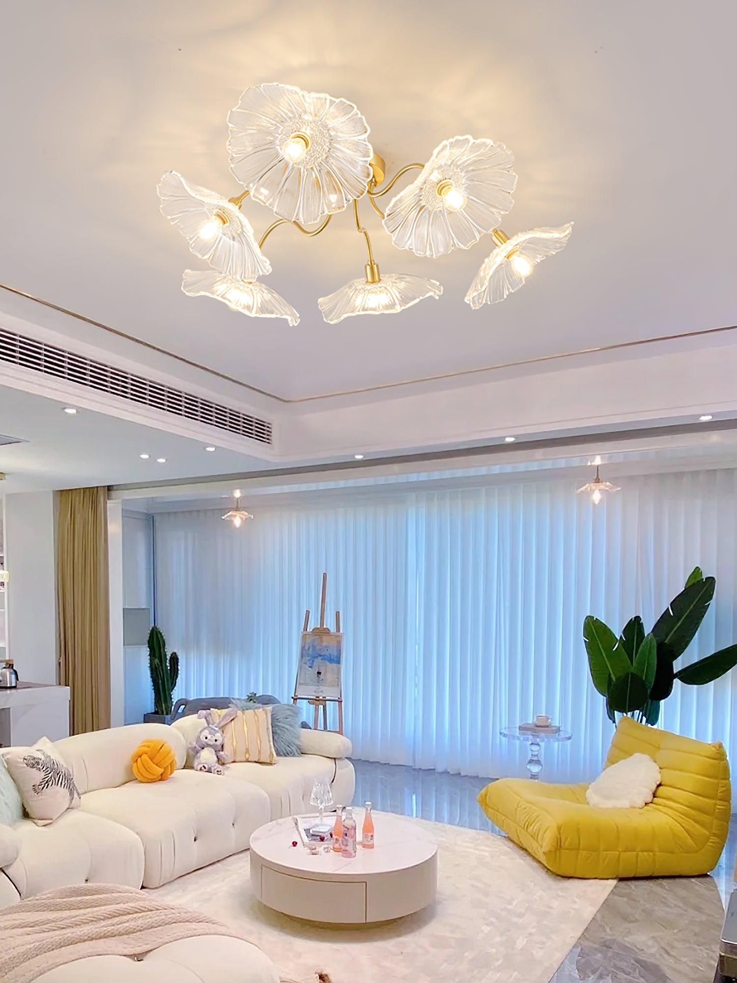 Leirova Lotus Leaf Ceiling Light
