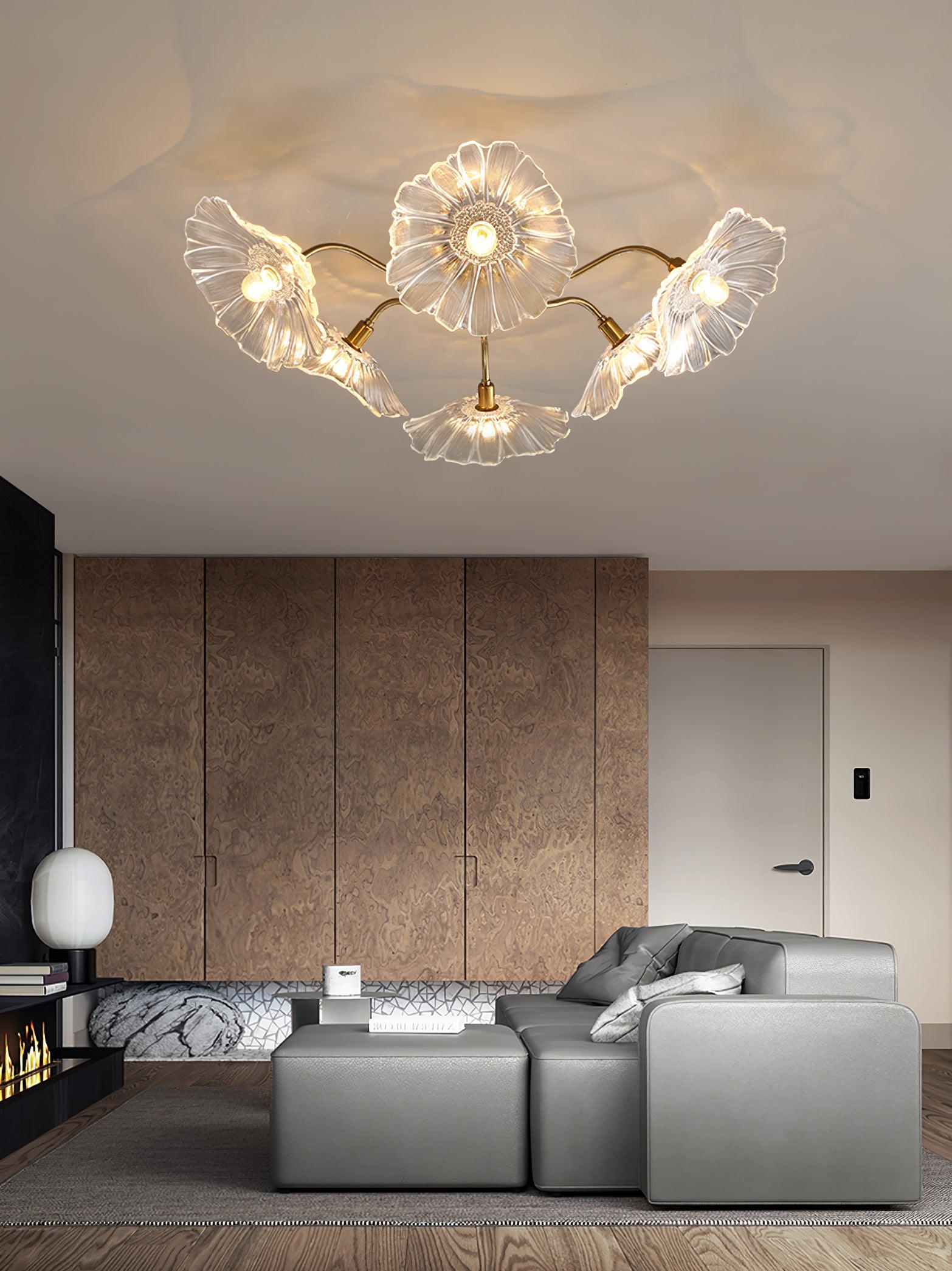Leirova Lotus Leaf Ceiling Light