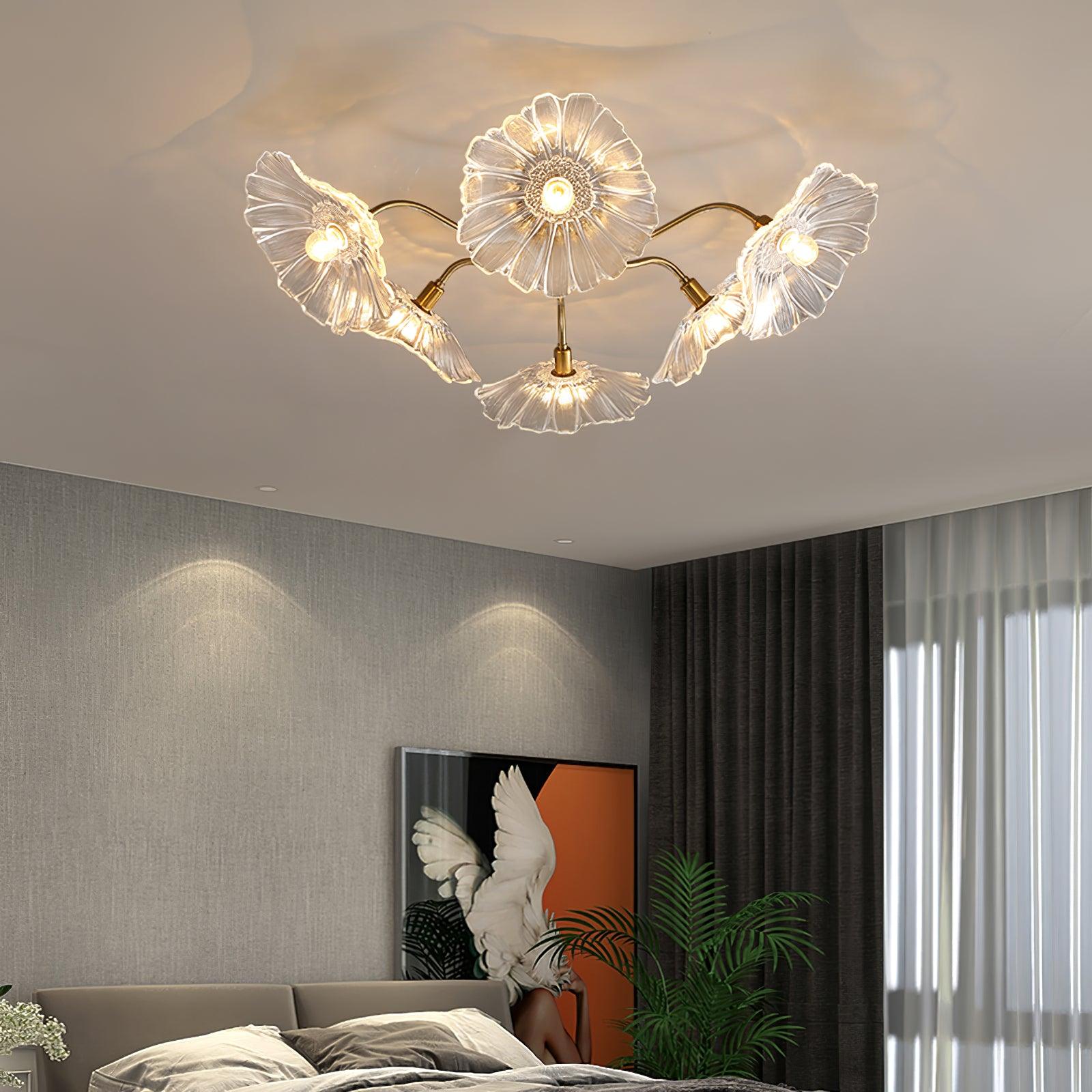 Leirova Lotus Leaf Ceiling Light