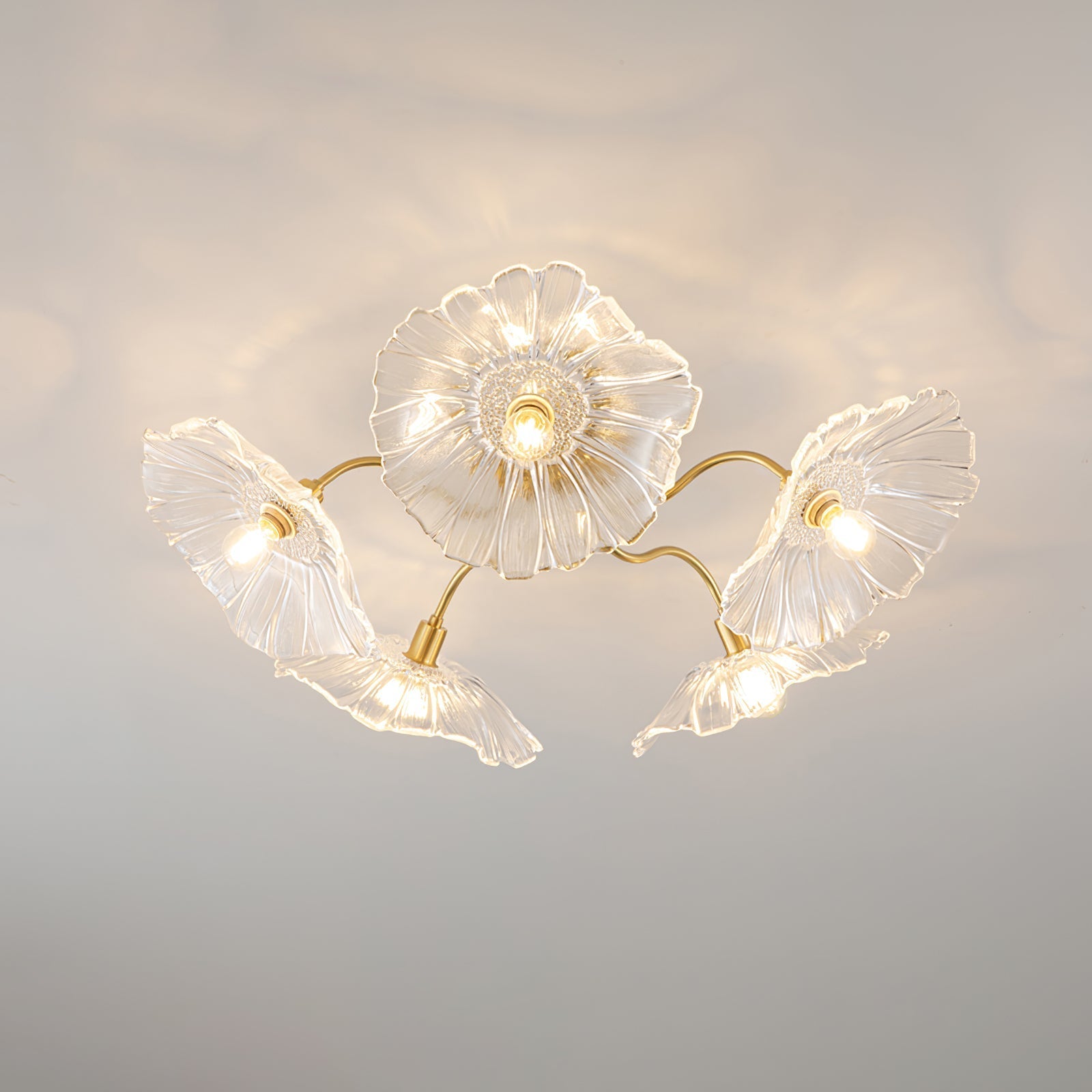 Leirova Lotus Leaf Ceiling Light
