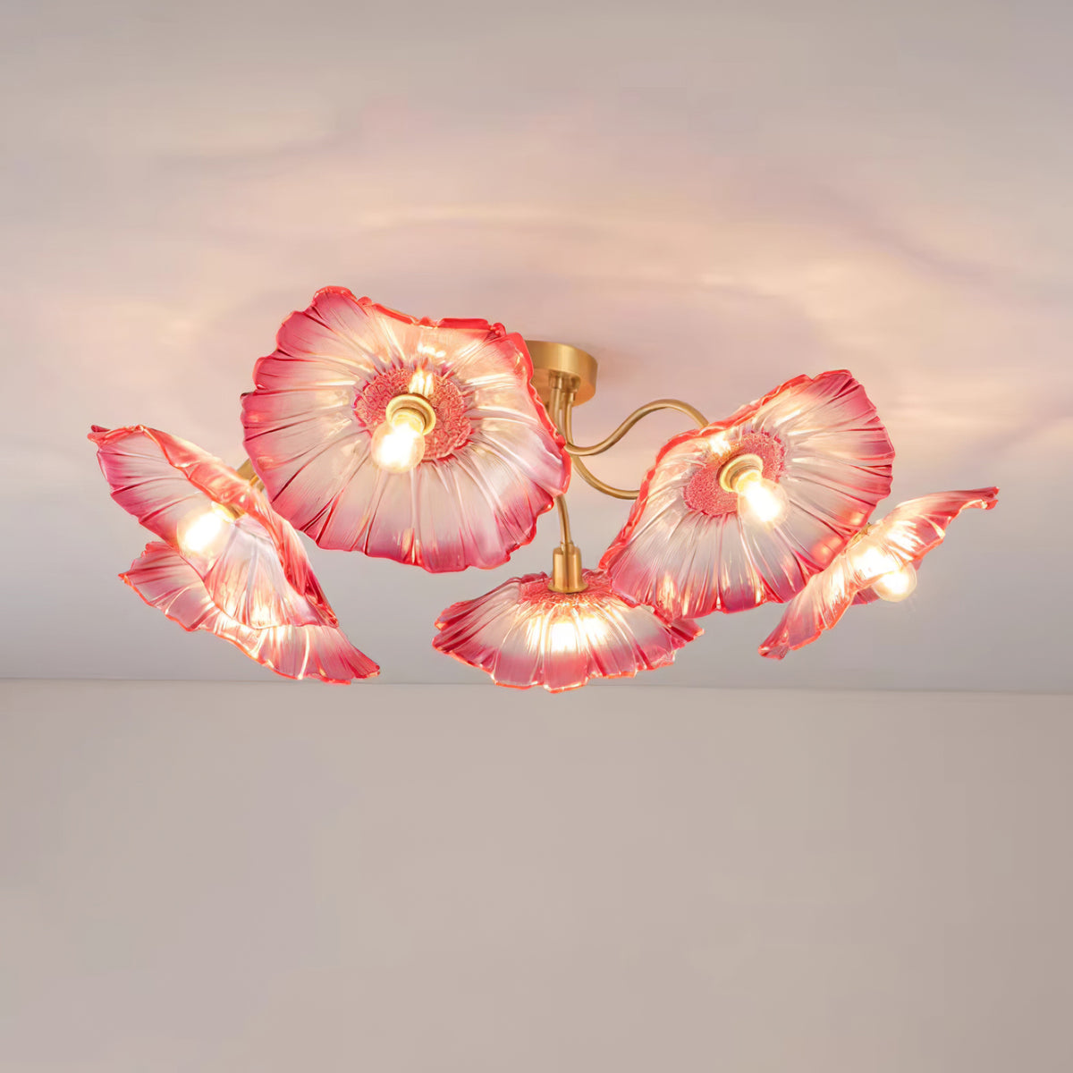 Leirova Lotus Leaf Ceiling Light