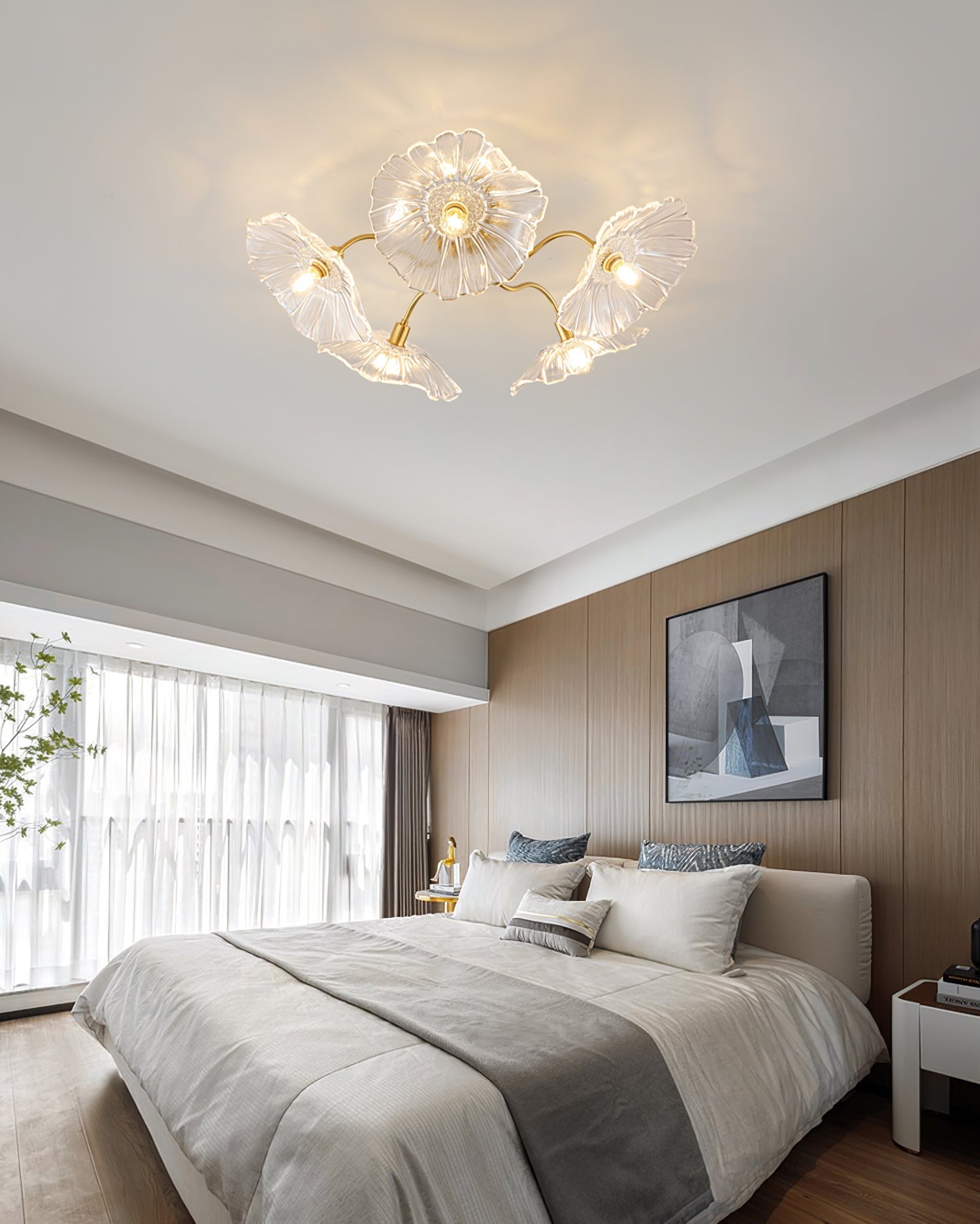 Leirova Lotus Leaf Ceiling Light