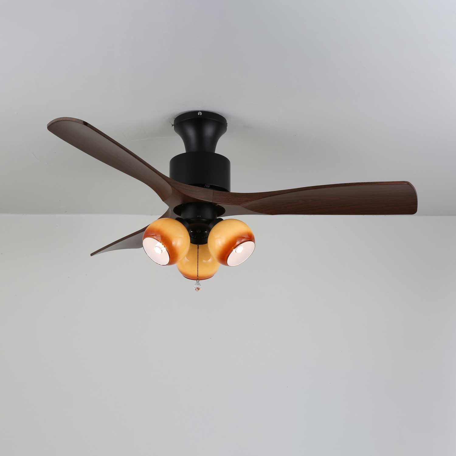 Aralon Globe Ceiling Fan Light