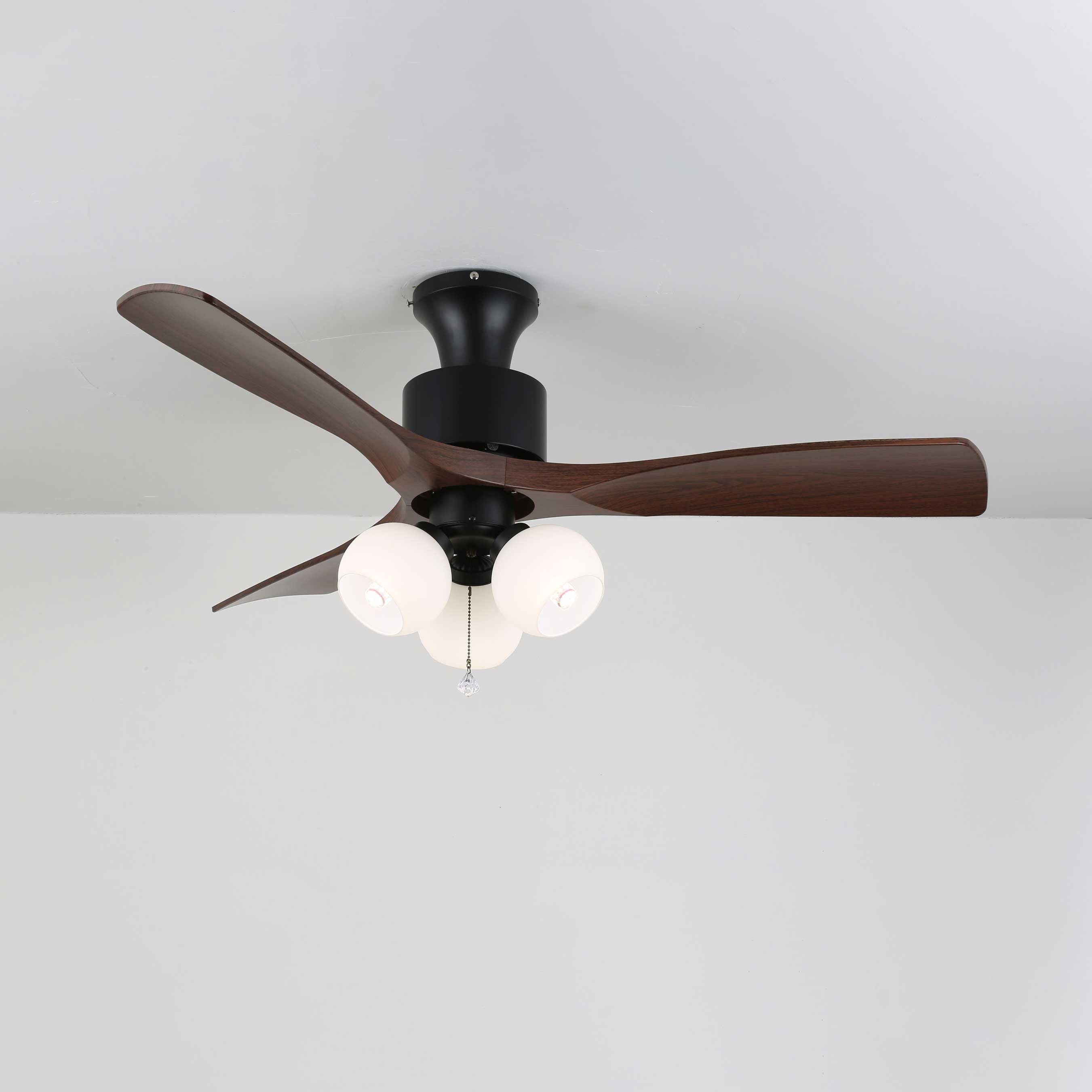 Aralon Globe Ceiling Fan Light